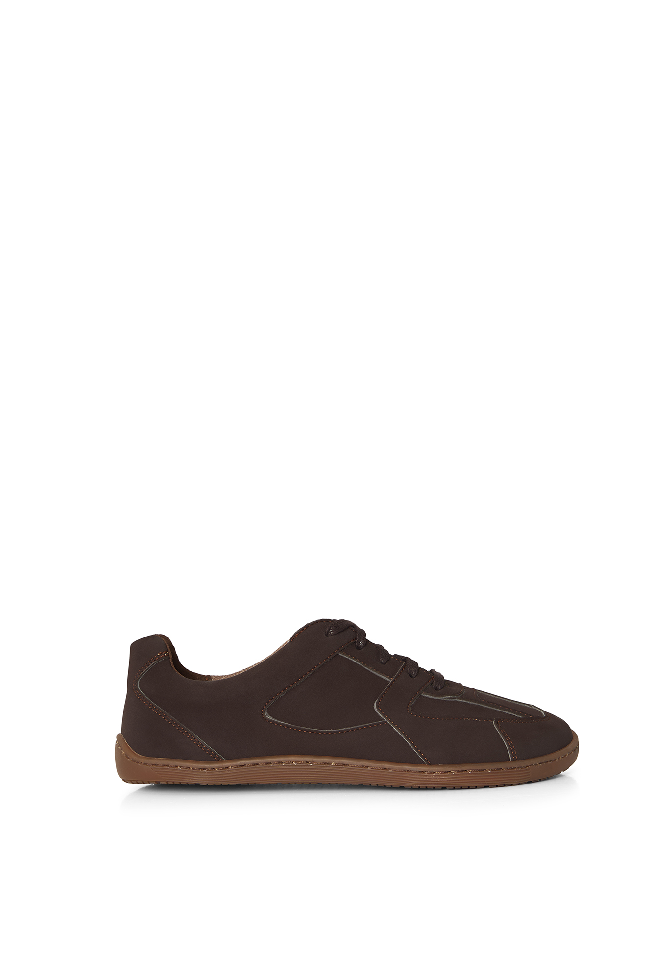 Image of AGAZI dames vegan Schoenen Barefoot Bare 2 Hout Bruin