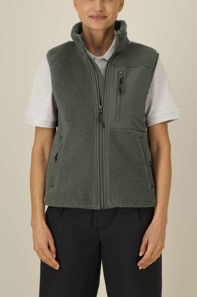 Image of UNIPOLAR dames vegan Vest Lin Khaki