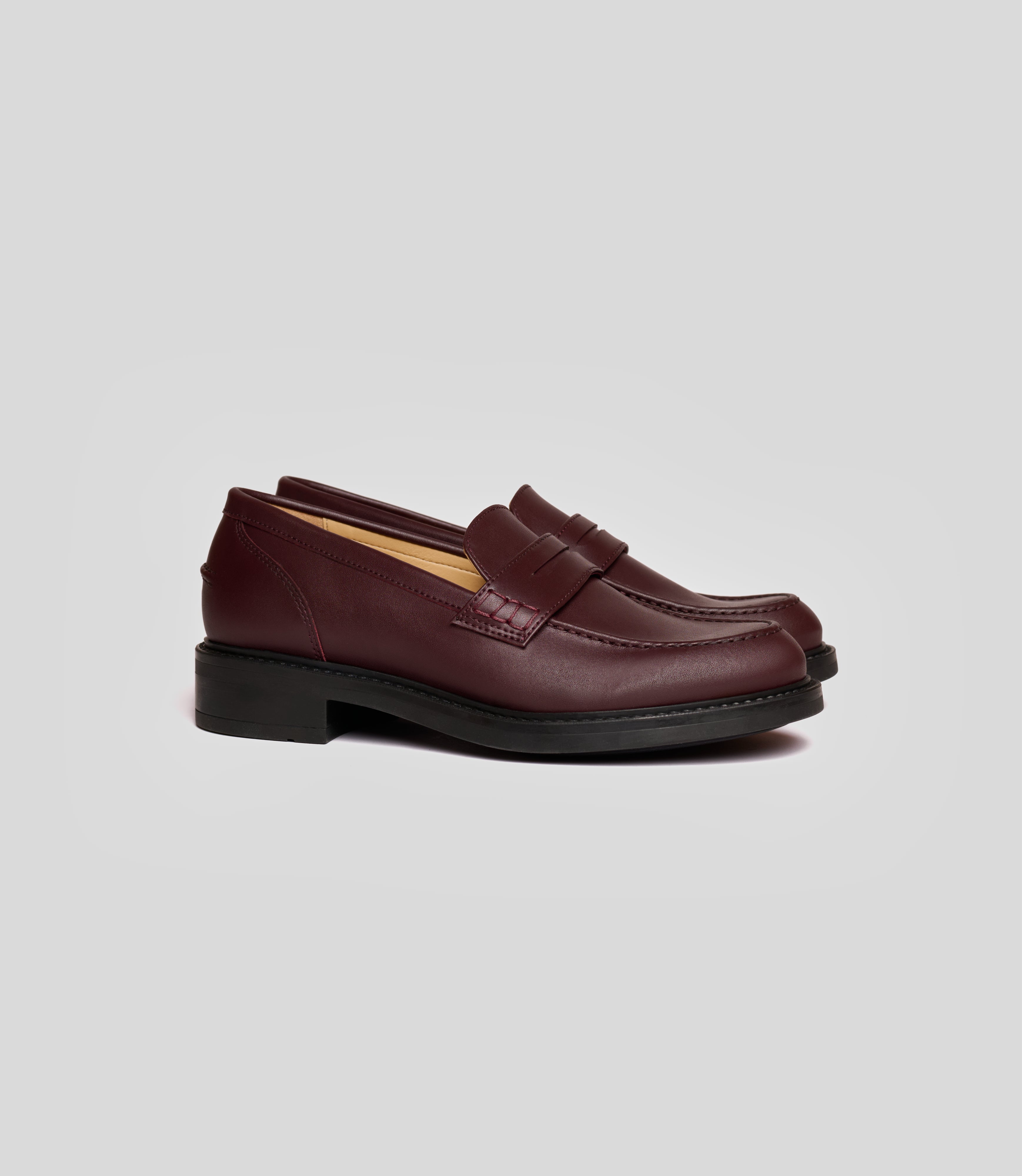 Solari Milano Loafers Bourgondië