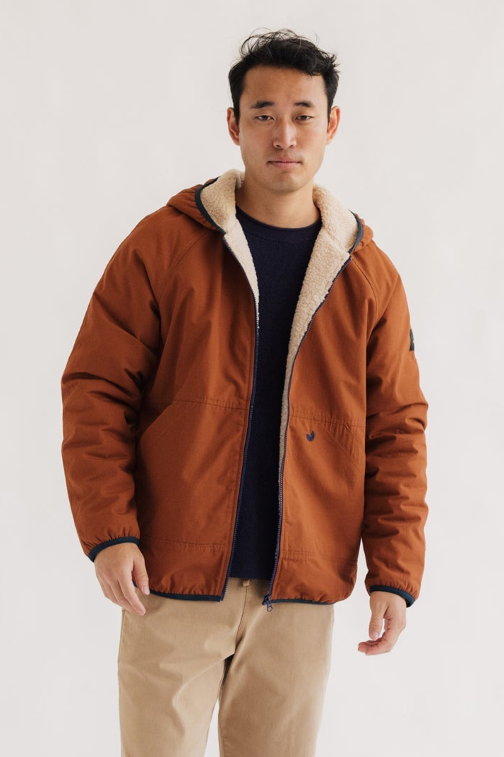109383 - Herren vegan Jacke Hakluyt Umber Orange