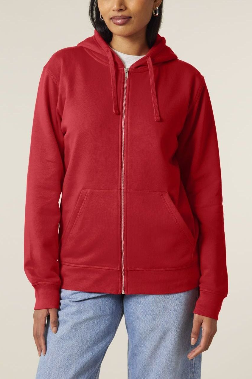 UNIPOLAR Herren vegan Hoodie Mixon Rot