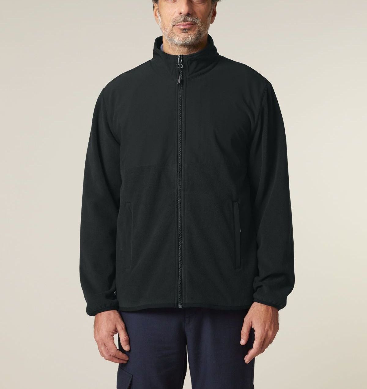 UNIPOLAR Fleece Jacket Treks Model Black