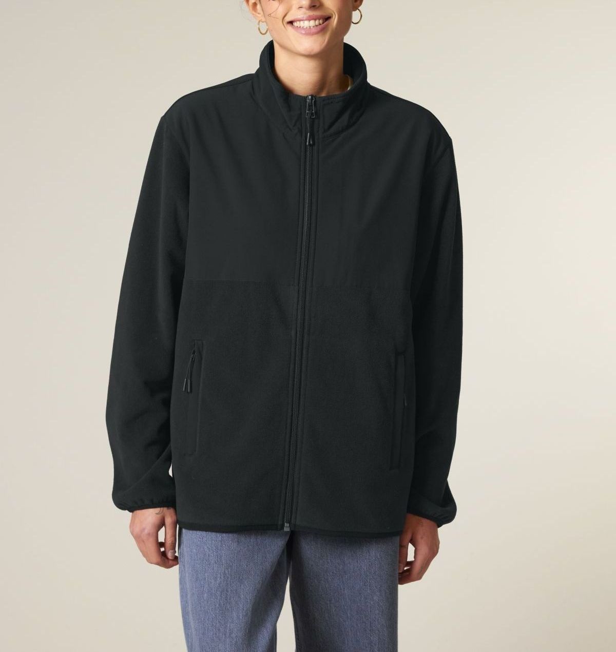UNIPOLAR Fleece Jacket Treks Model Black