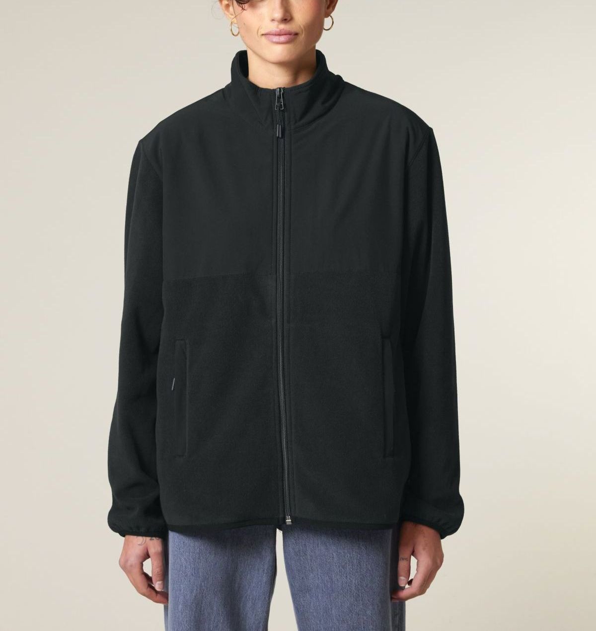 UNIPOLAR Fleece Jacket Treks Model Black