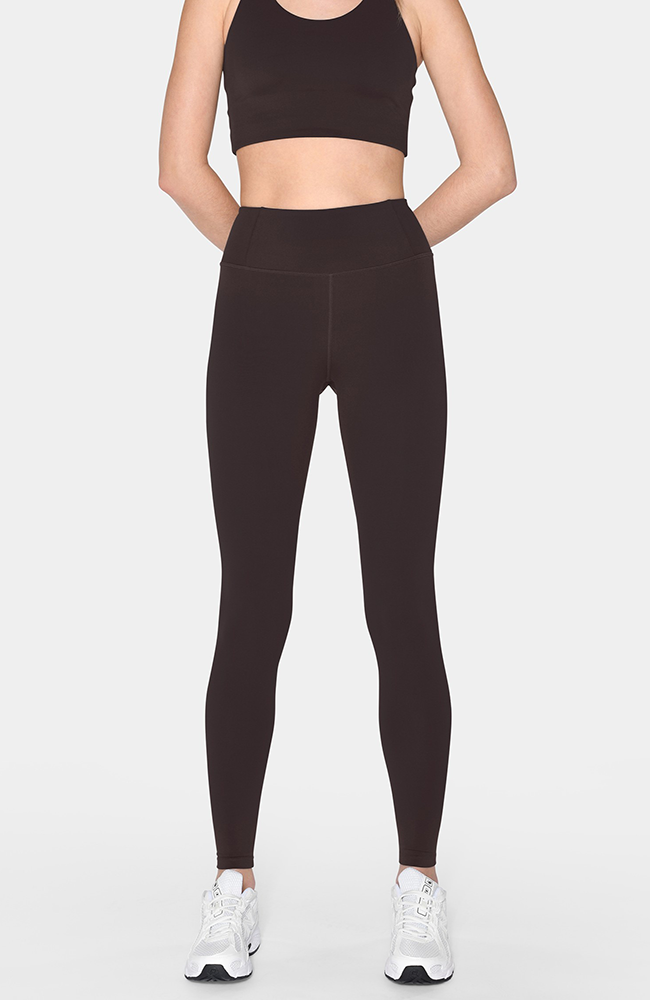 Image of Girlfriend Collective dames vegan Legging Float Bruin