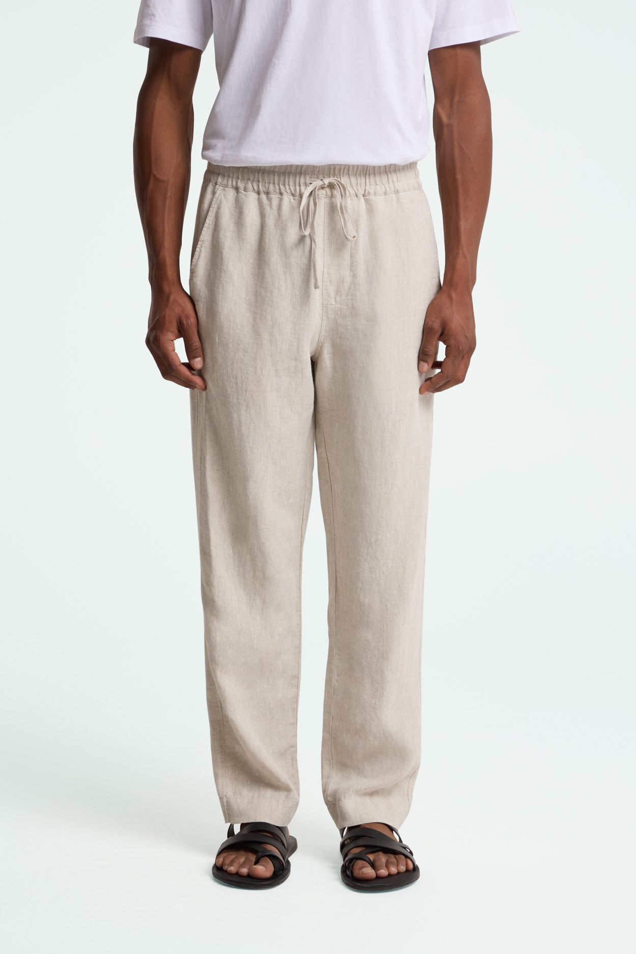 Kings of Indigo Herren vegan Hose Martin Ungefärbt Beige