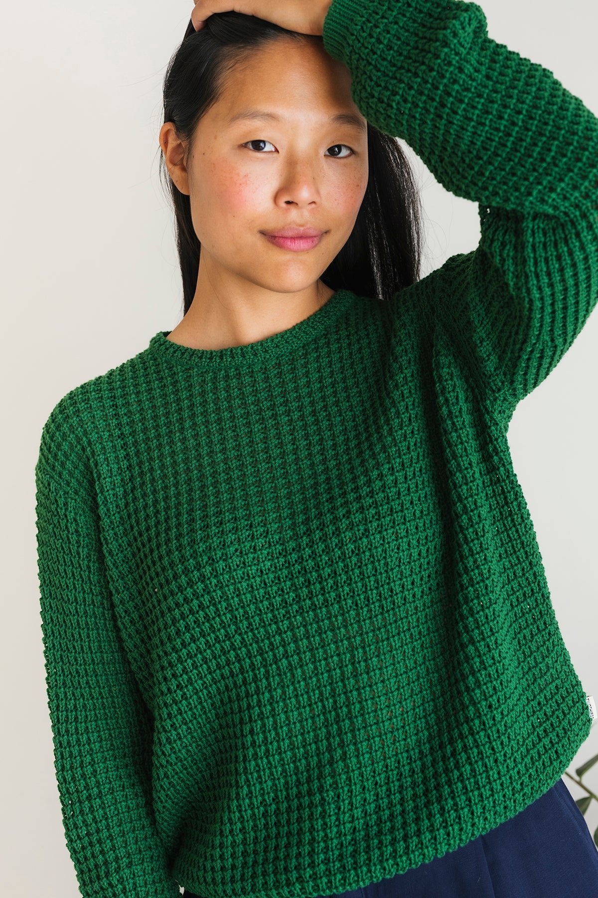 TWOTHIRDS Sweater Teresa Leaf Green
