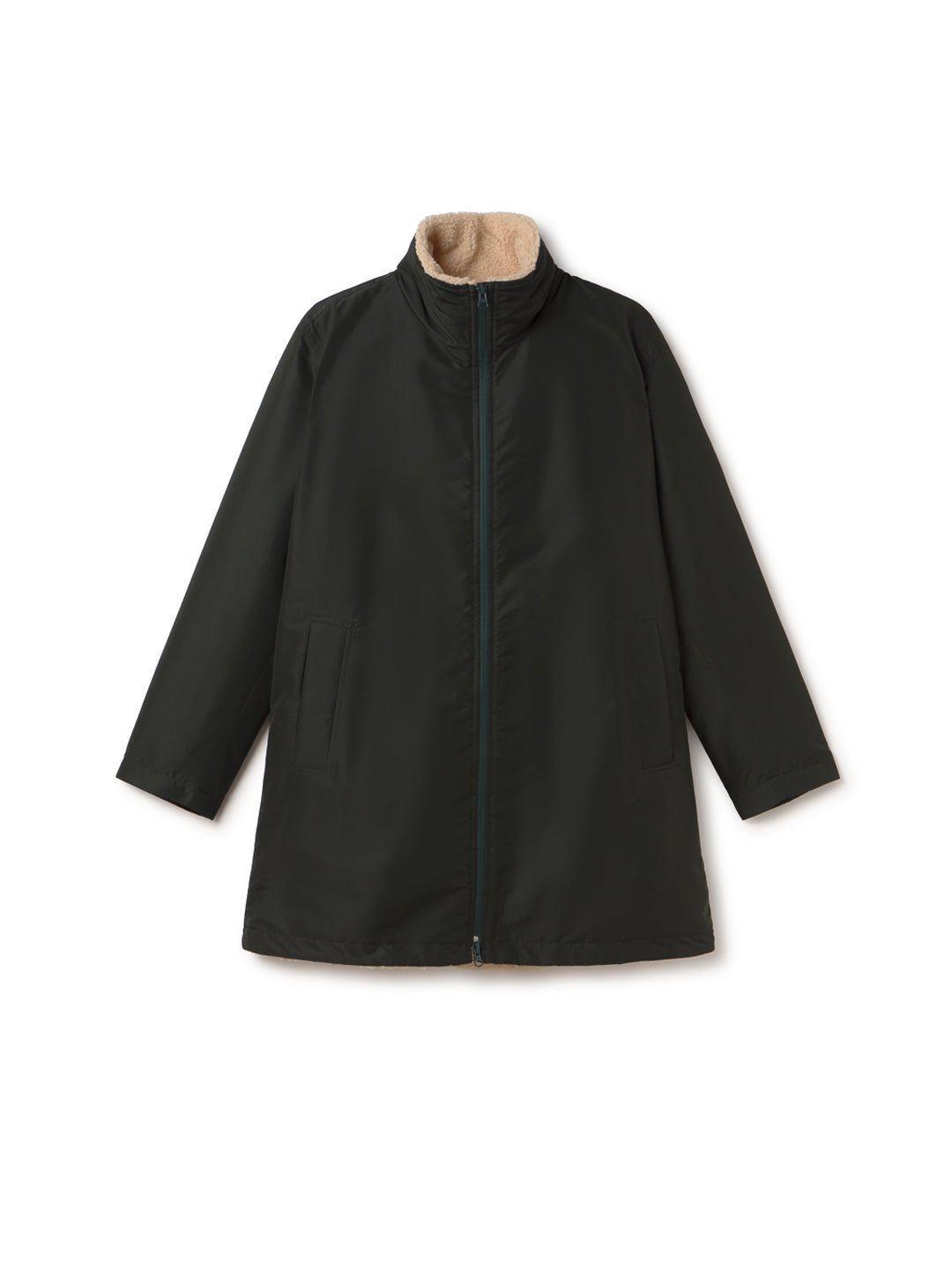 TWOTHIRDS womens vegan Jacket Zafiria Forest Green