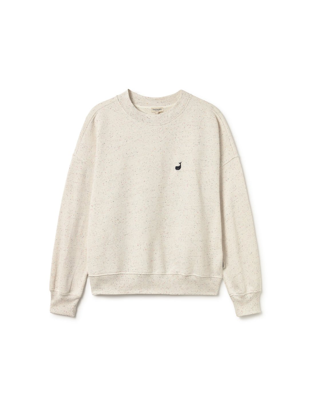 TWOTHIRDS womens vegan Sweatshirt Bobitz Ecru Multicolour Neps
