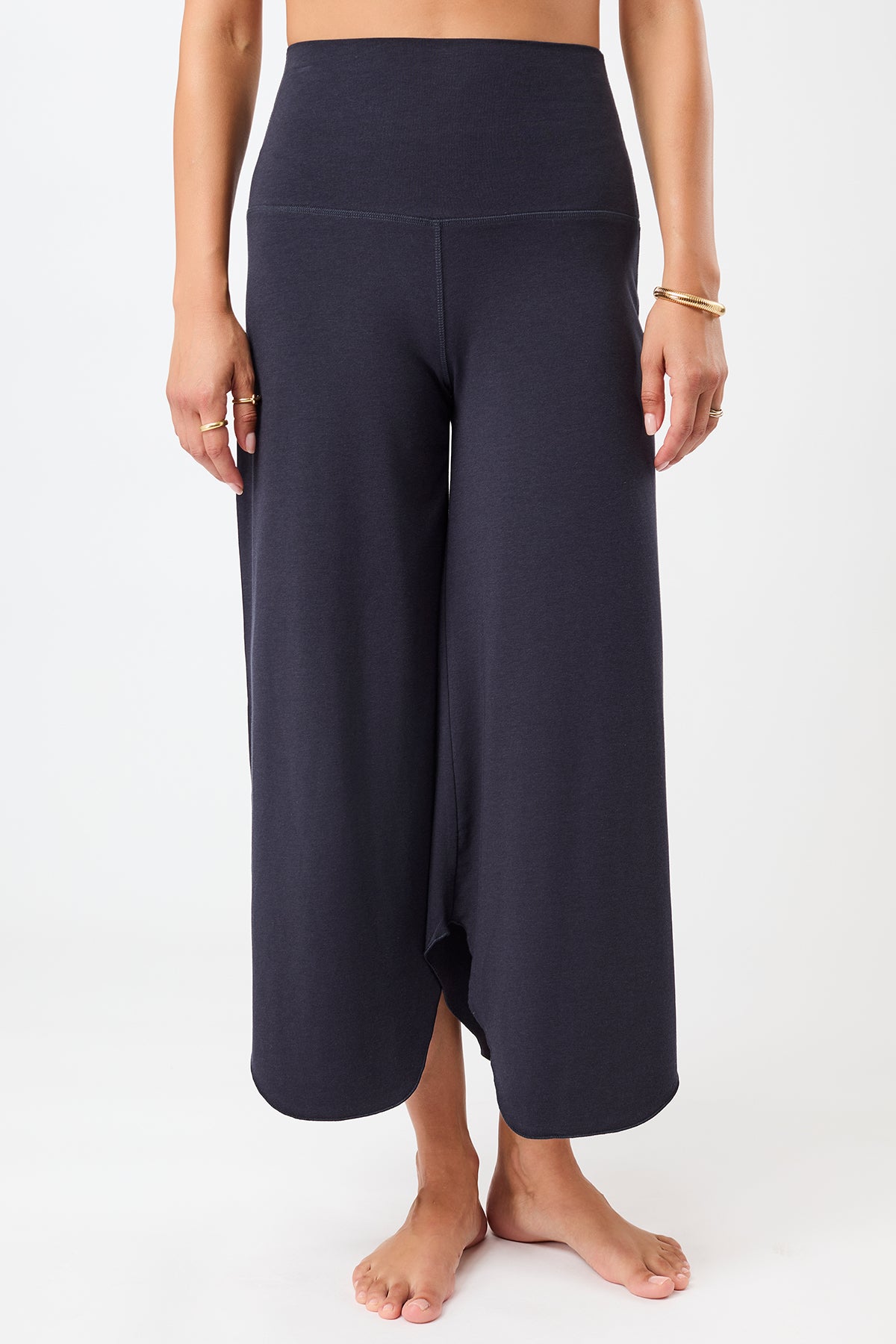 Mandala Damen vegan Hose Tulpe Nacht Himmelblau