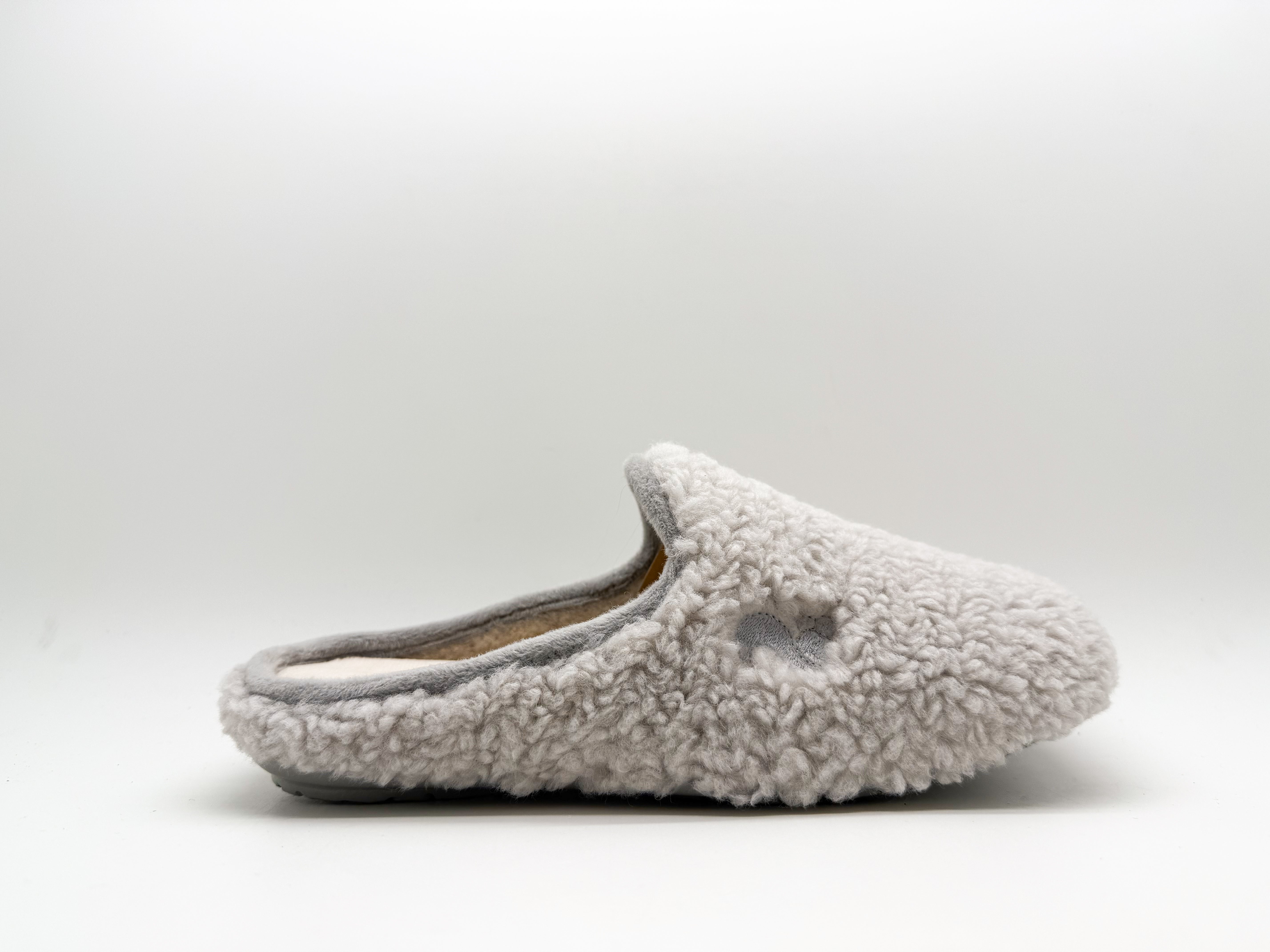 thies womens vegan Slippers Rec Soft Teddy Ivory