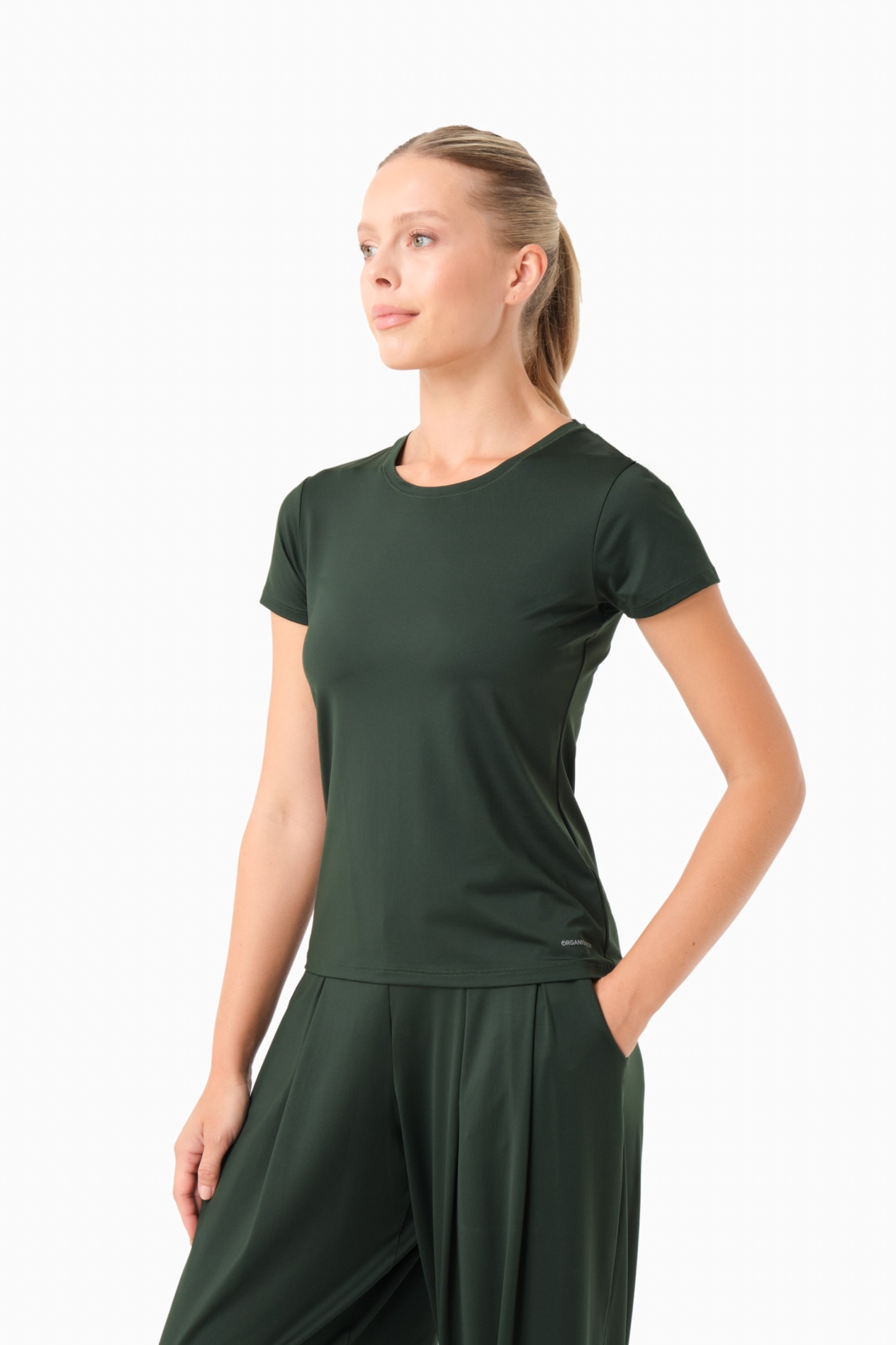 ORGANICATION womens vegan T-Shirt Tattum Amazonas Green