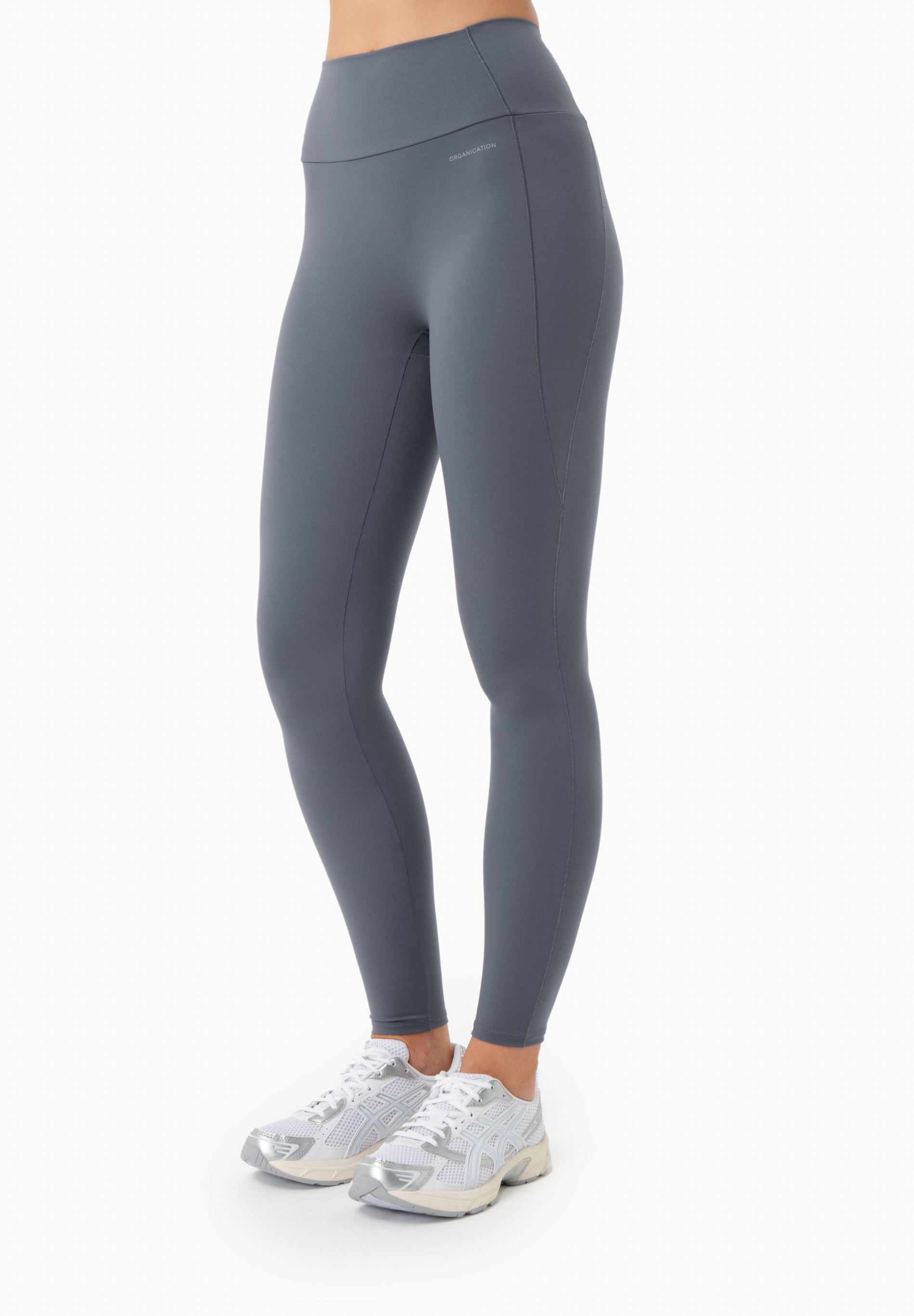 ORGANICATION womens vegan Leggings High Waist Linnda Soft Indigo