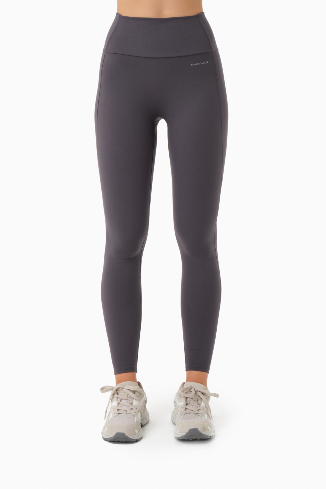 Image of ORGANICATION dames vegan Legging Met Hoge Taille Linnda Shadow