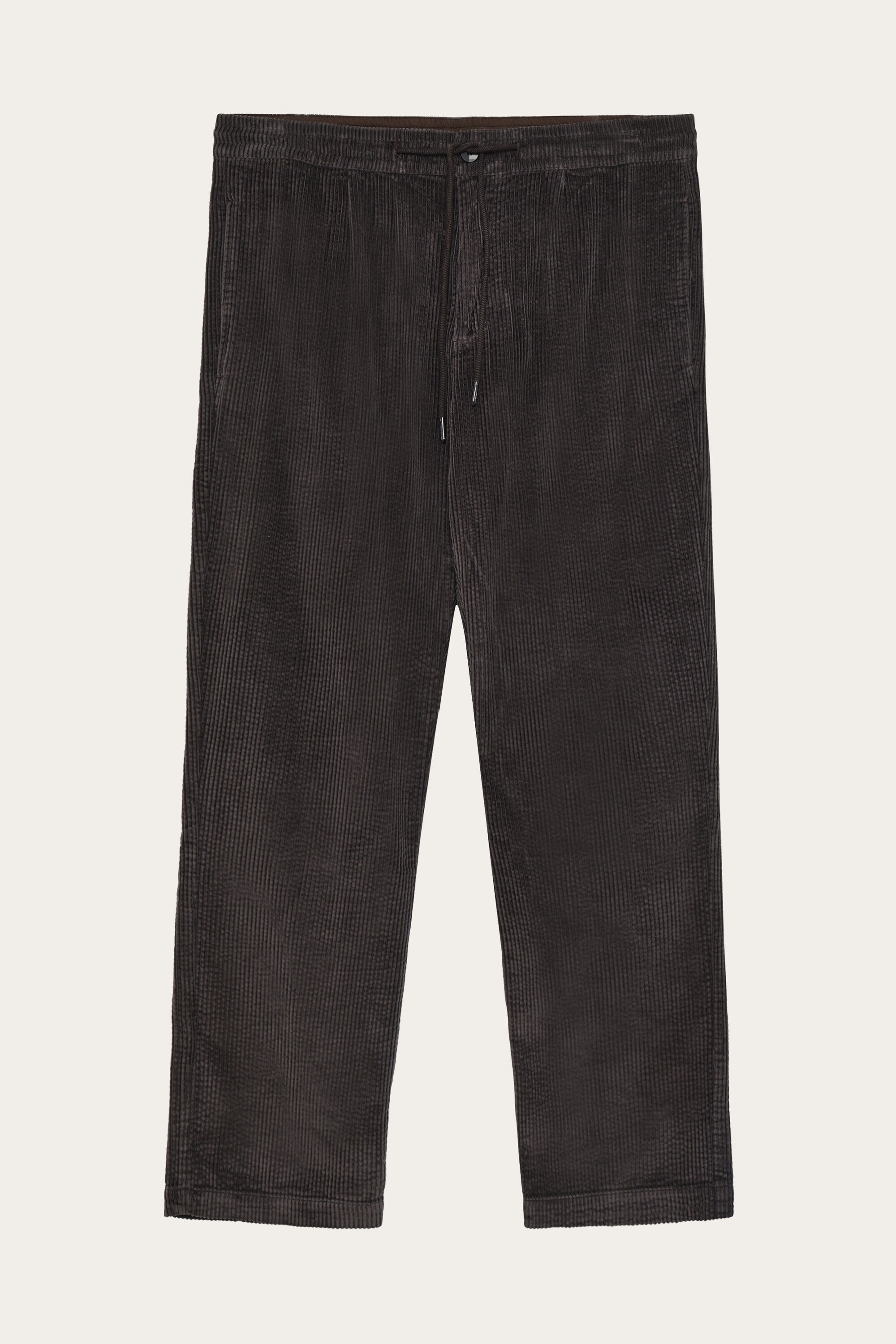 Image of KnowledgeCotton Apparel mannen vegan Broek Corduroy Vijgen Comfort Chocoladetaart
