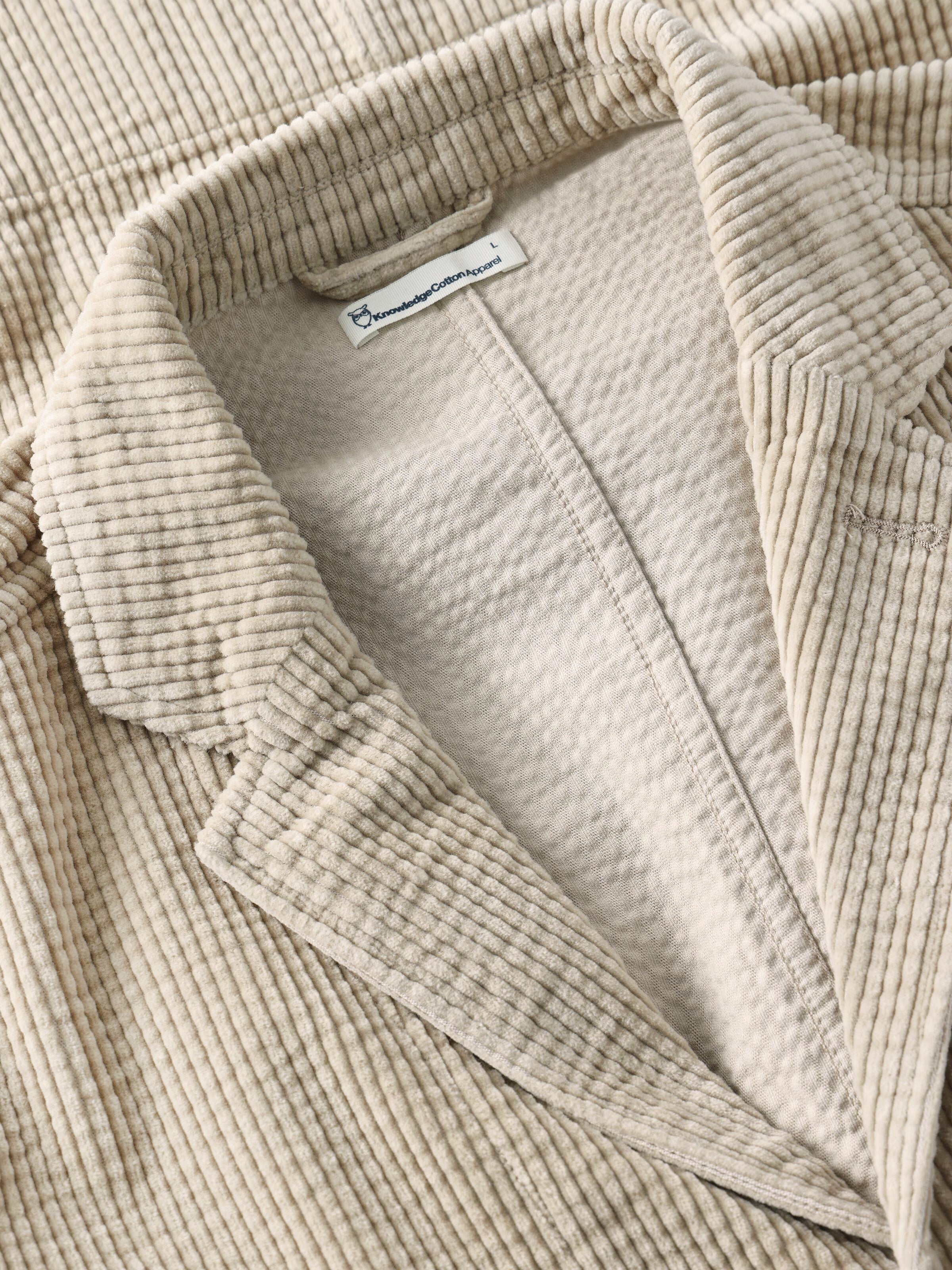 KnowledgeCotton Apparel Blazer Corduroy Light Feather Grey