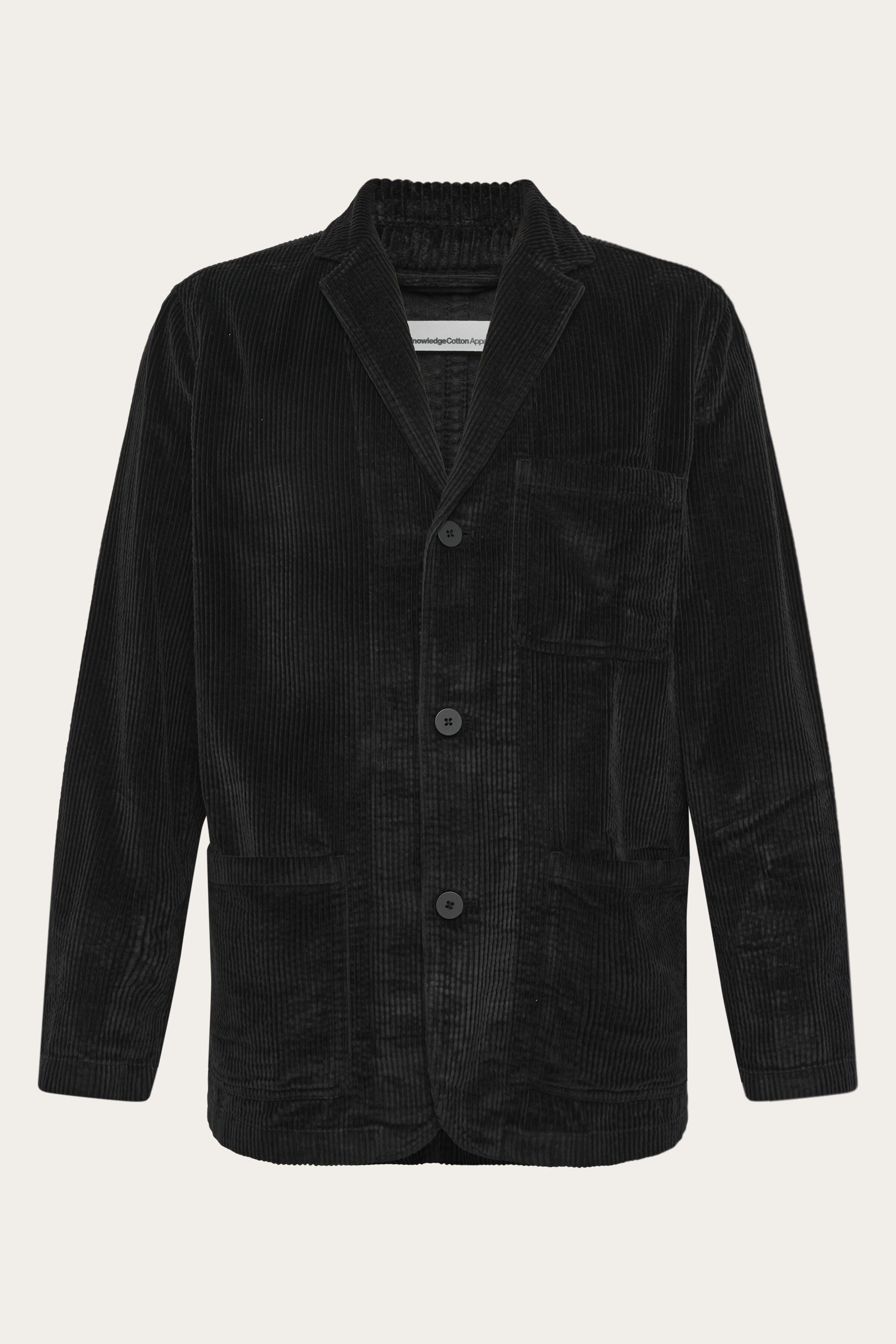 109635 - Herren vegan Blazer Corduroy Black Jet