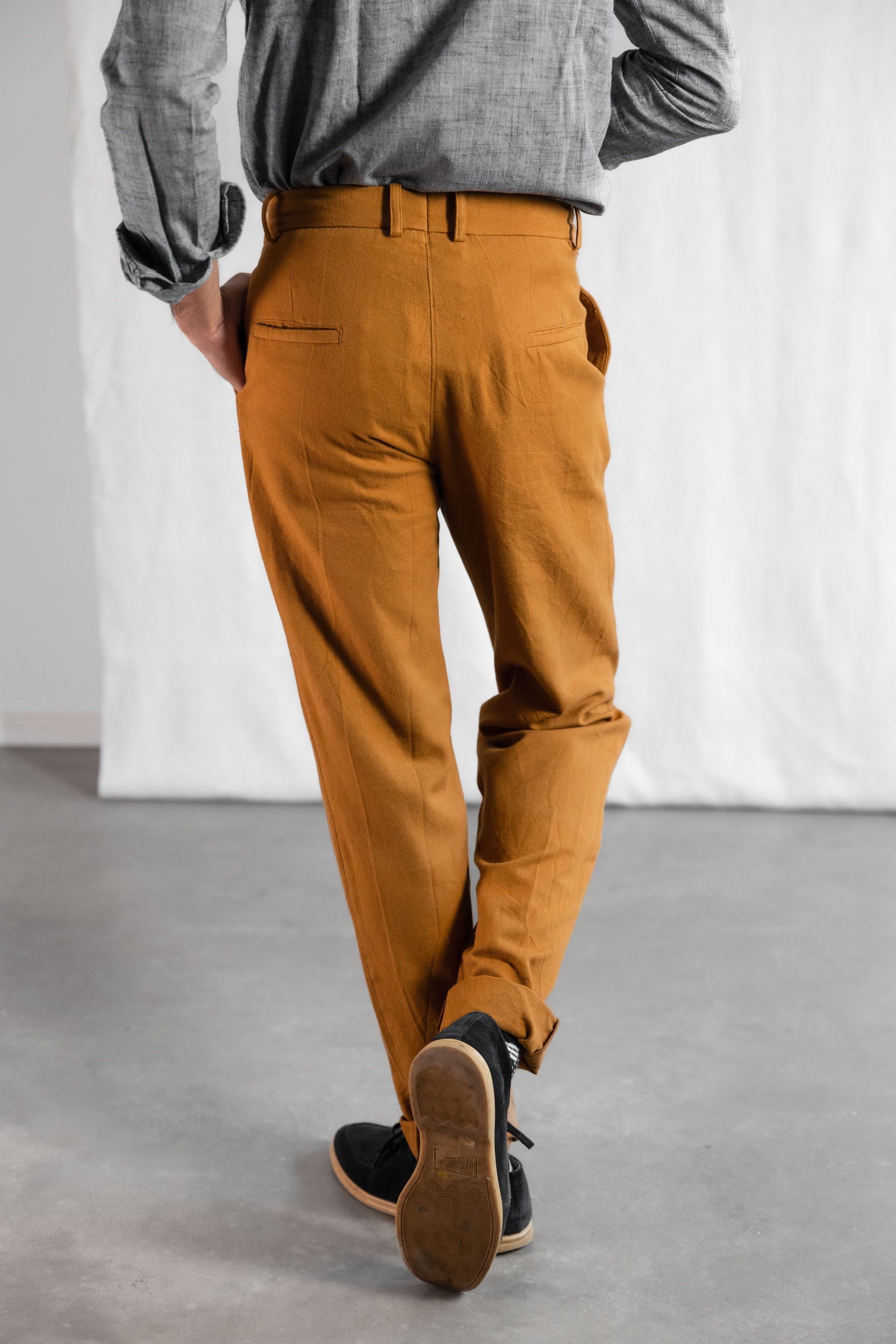 Jyoti Fair Works men vegan Pants Sameer Curry