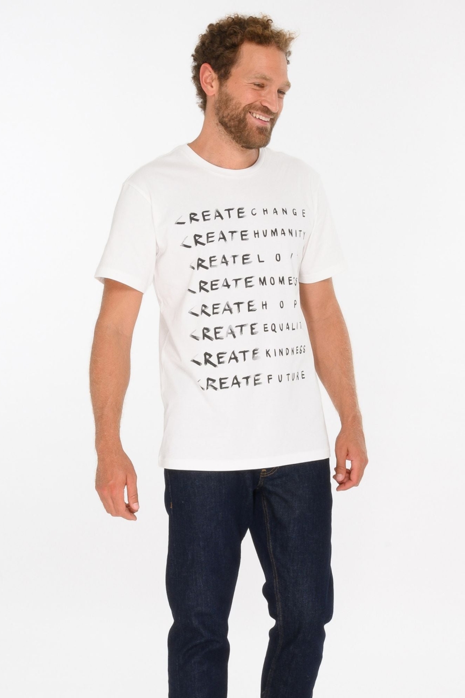 ThokkThokk men vegan T-Shirt Create Off White