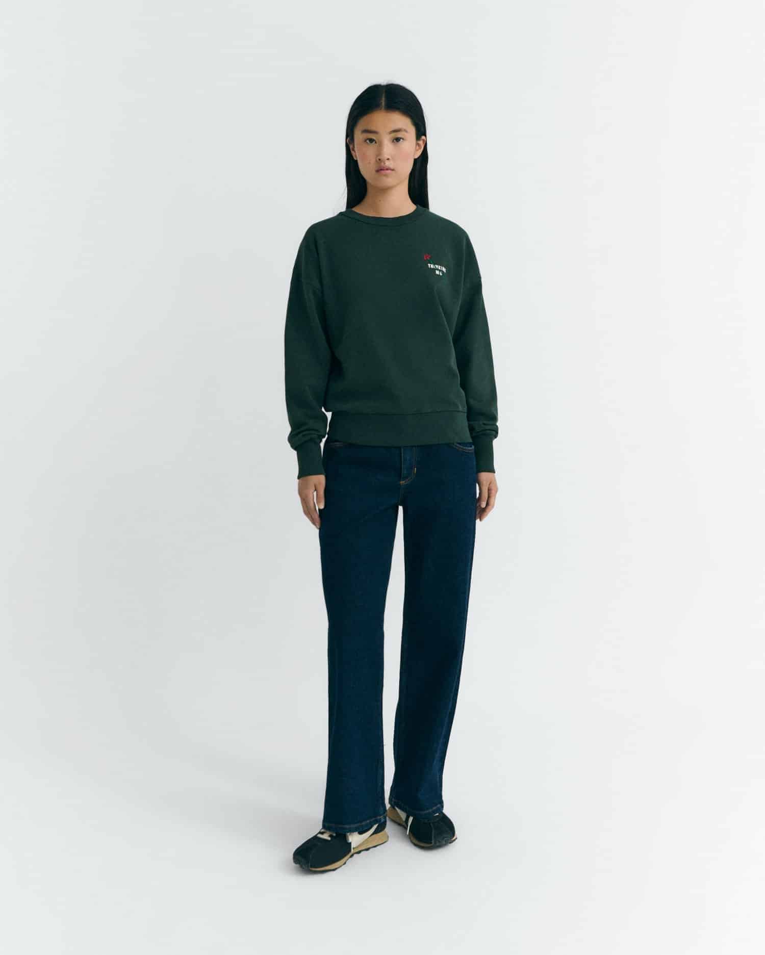 Thinking MU womens vegan Sweatshirt Jodie Green