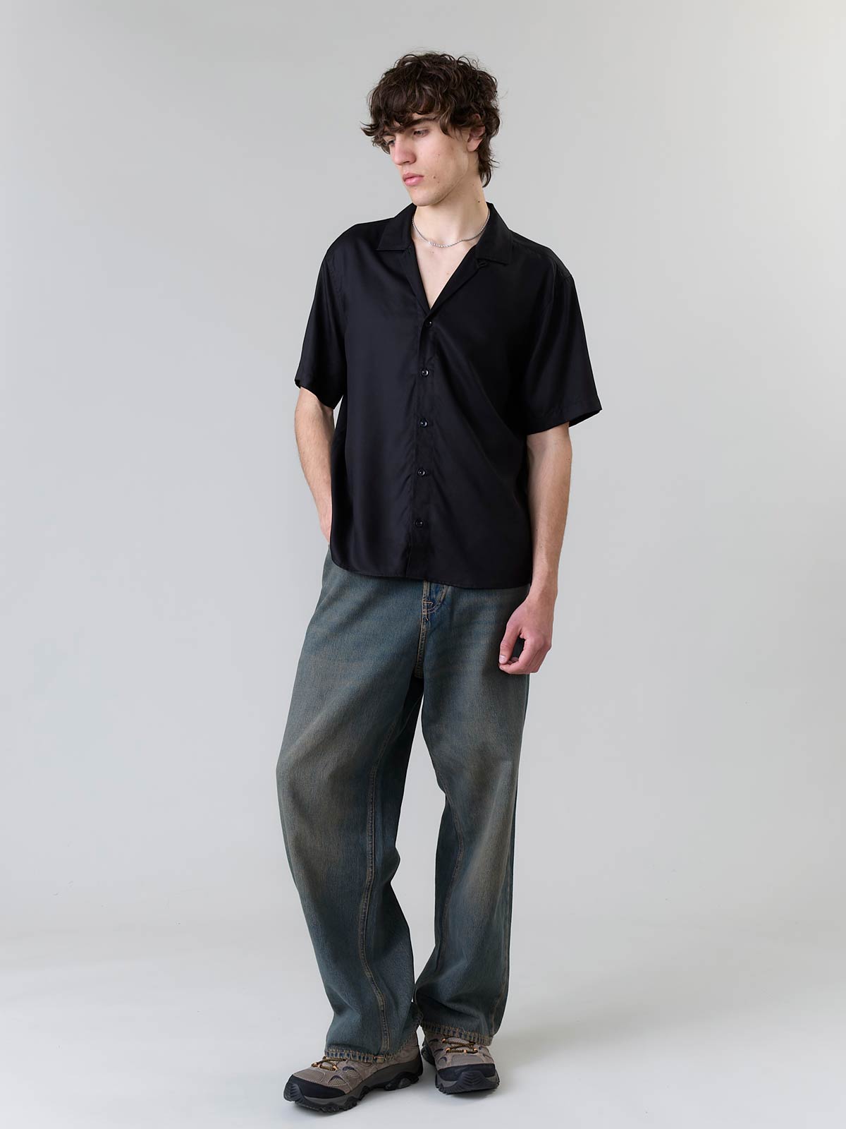 Yahmo men vegan Shirt Muck Black