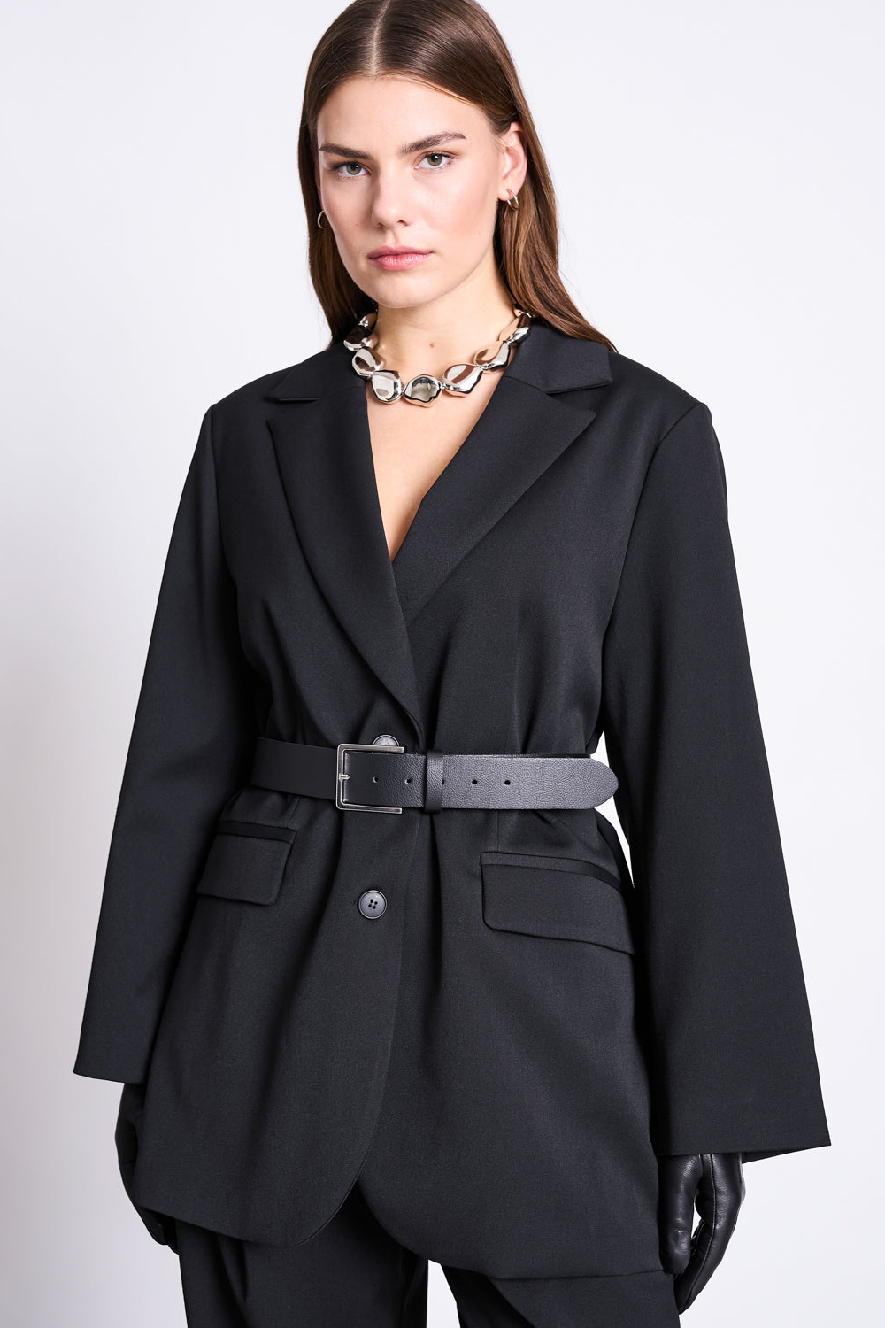 76470 - JAN N JUNE Damen vegan Blazer Durance Schwarz