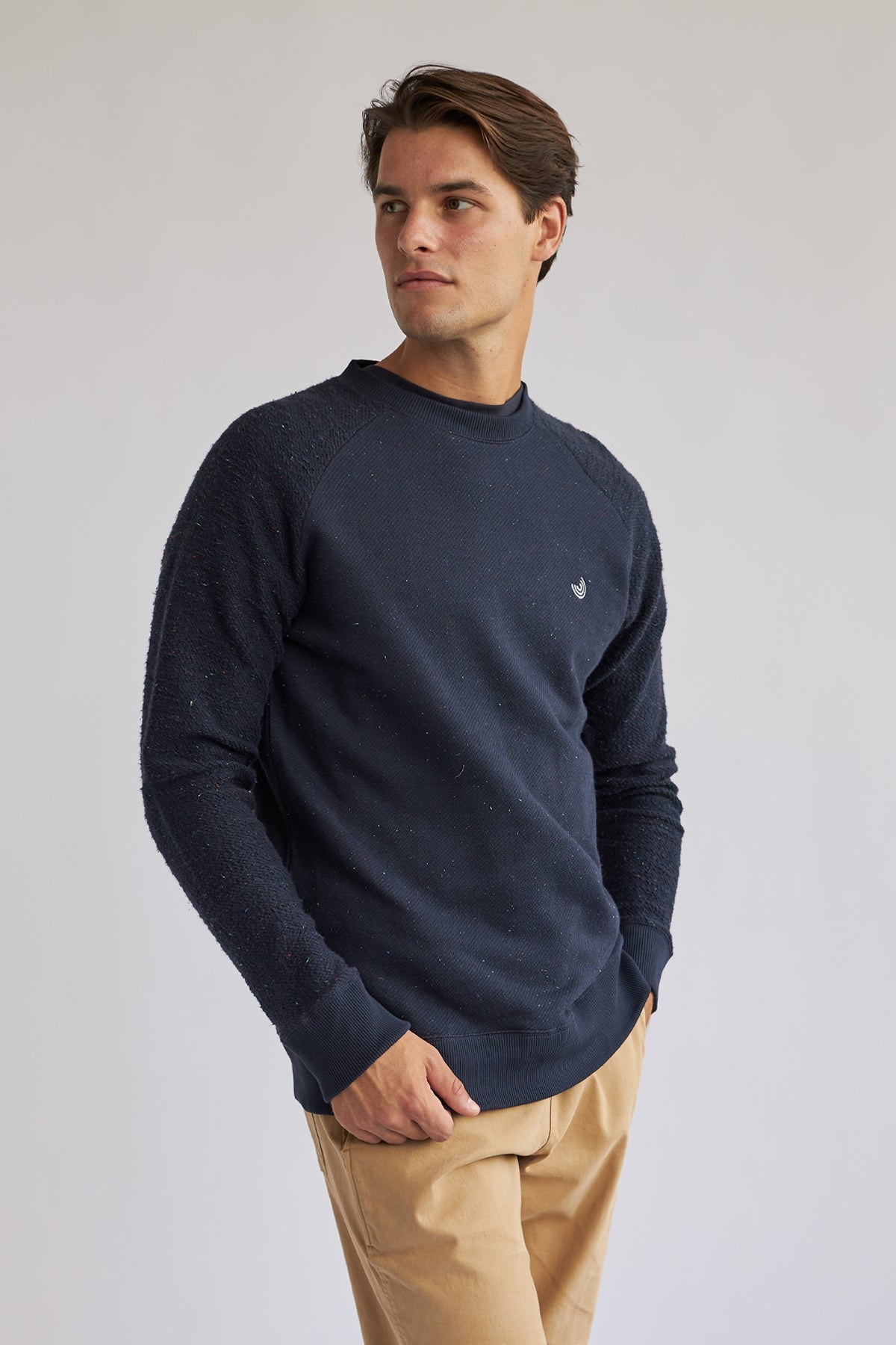 TWOTHIRDS Herren vegan Sweatshirt Dunmore Navy