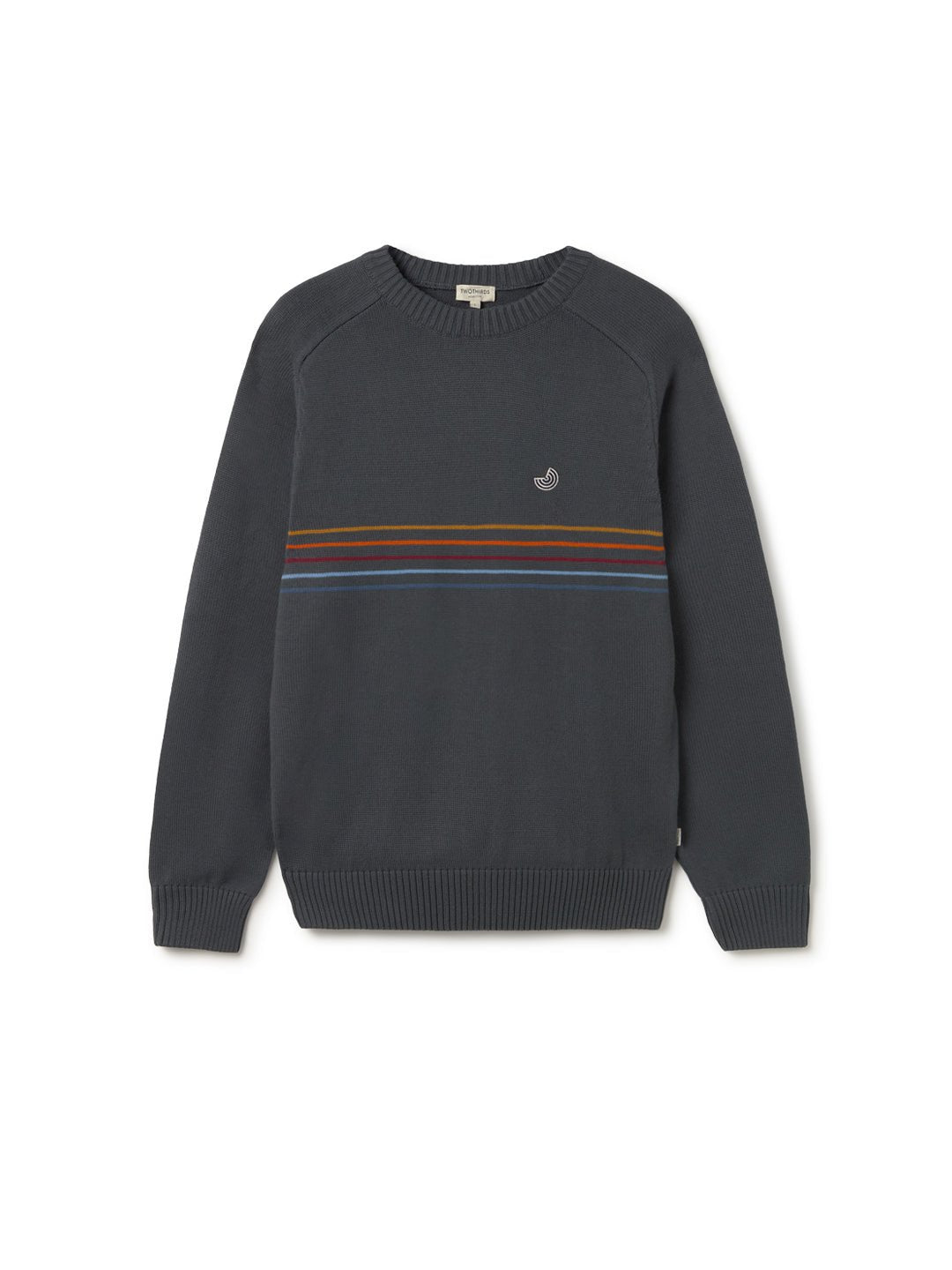 TWOTHIRDS men vegan Sweater Buljarica Dark Sand Grey