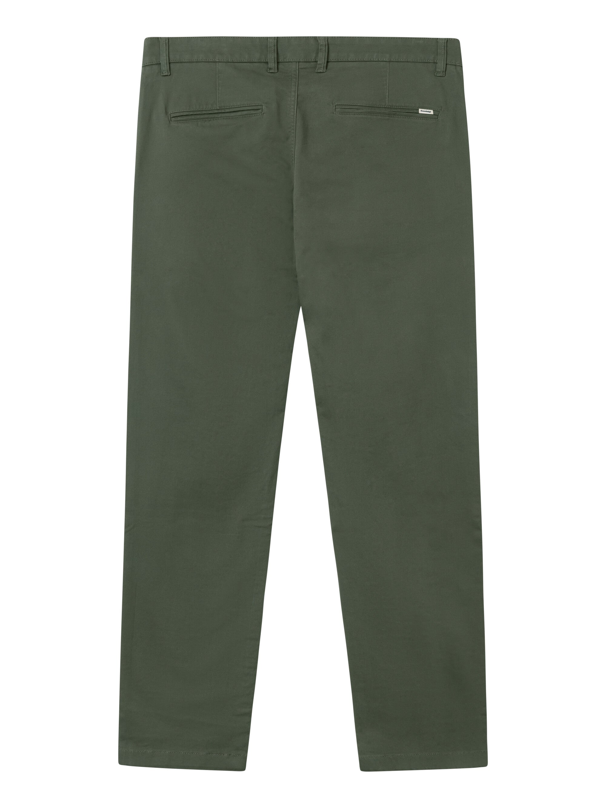 KnowledgeCotton Apparel Chino Pants Luca Slim Twill Forrest Night