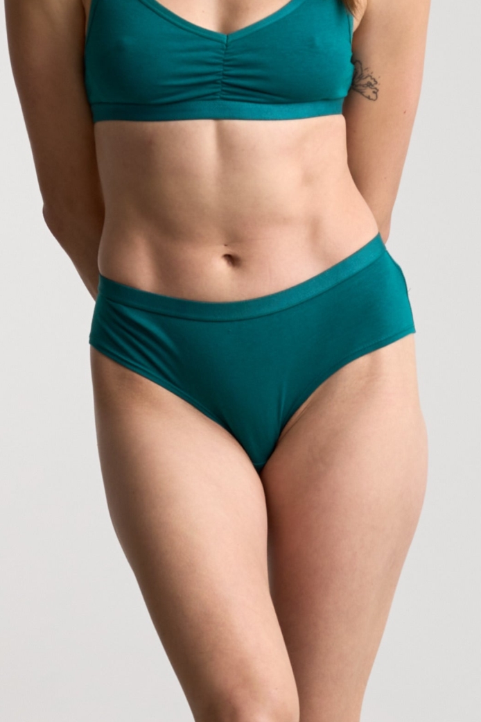 KOMODO womens vegan Briefs Odette Teal