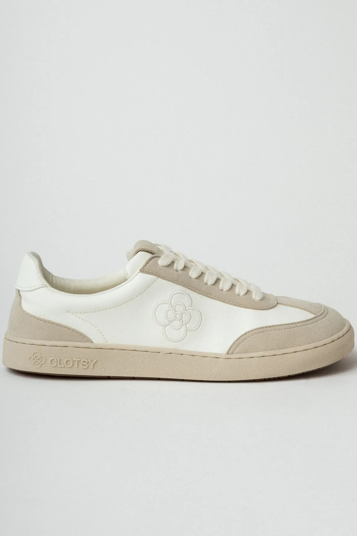 Clotsy Damen vegan Sneaker Luzia White