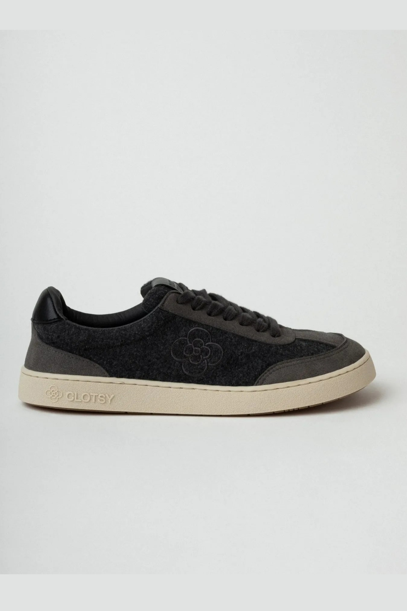 Clotsy Damen vegan Sneaker Luzia Grau