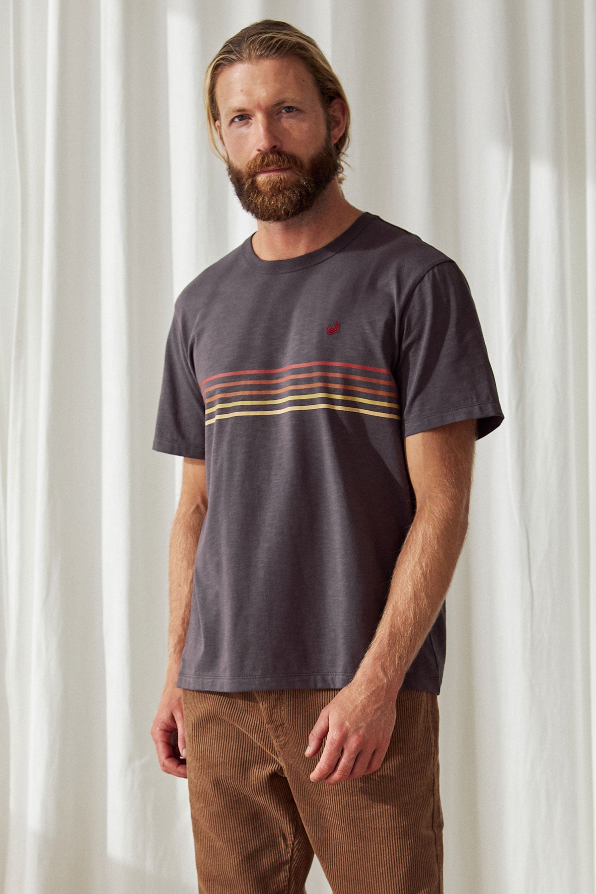 TWOTHIRDS Herren vegan T-Shirt Hauula Dark Sand