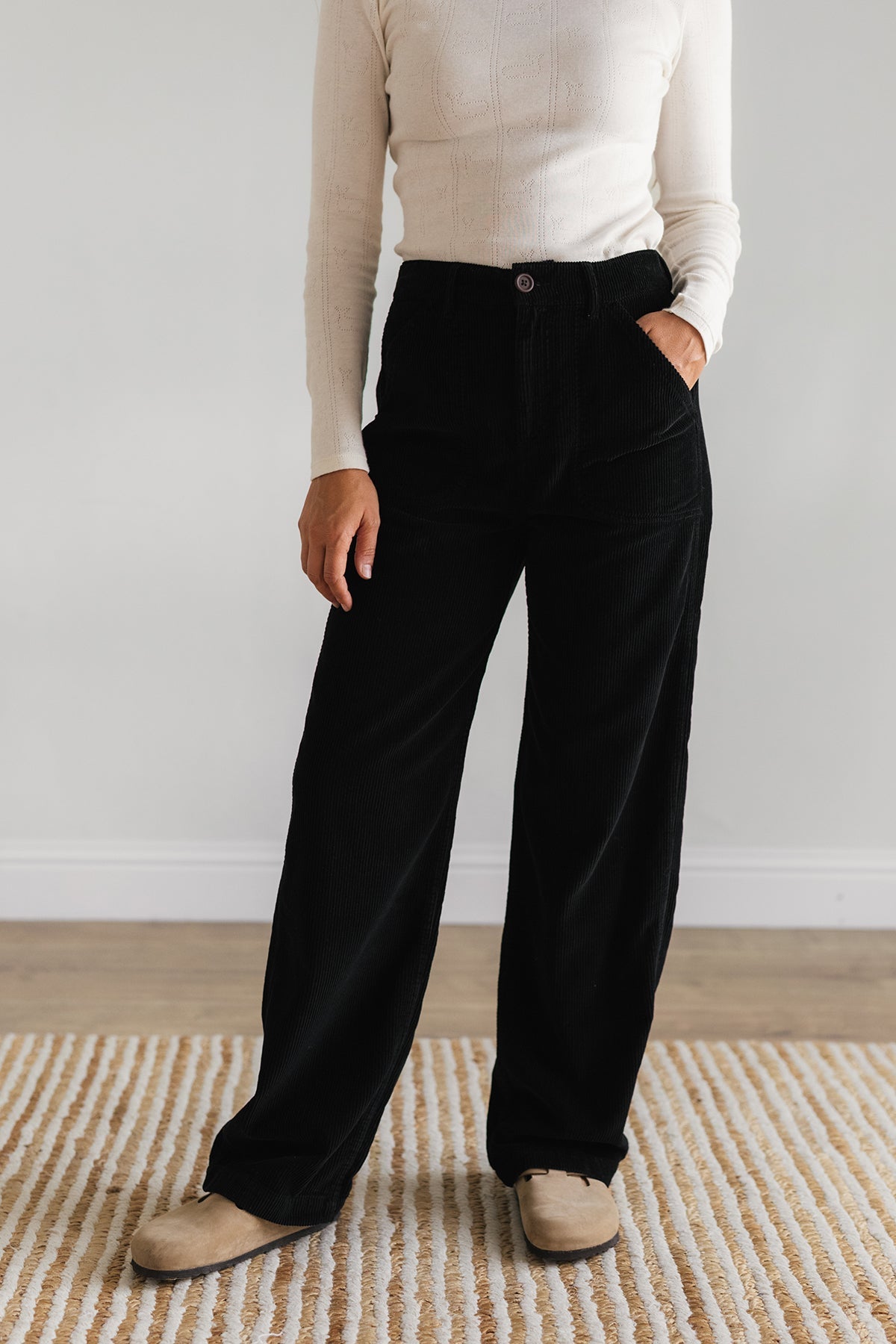 TWOTHIRDS Damen vegan Hose Banna Schwarz