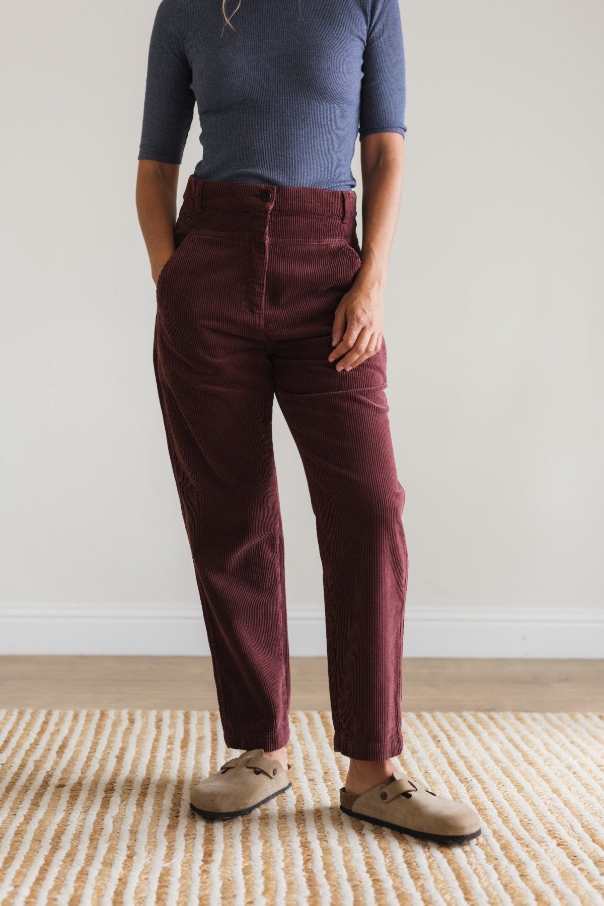 TWOTHIRDS Damen vegan Hose Ontong Russet Brown