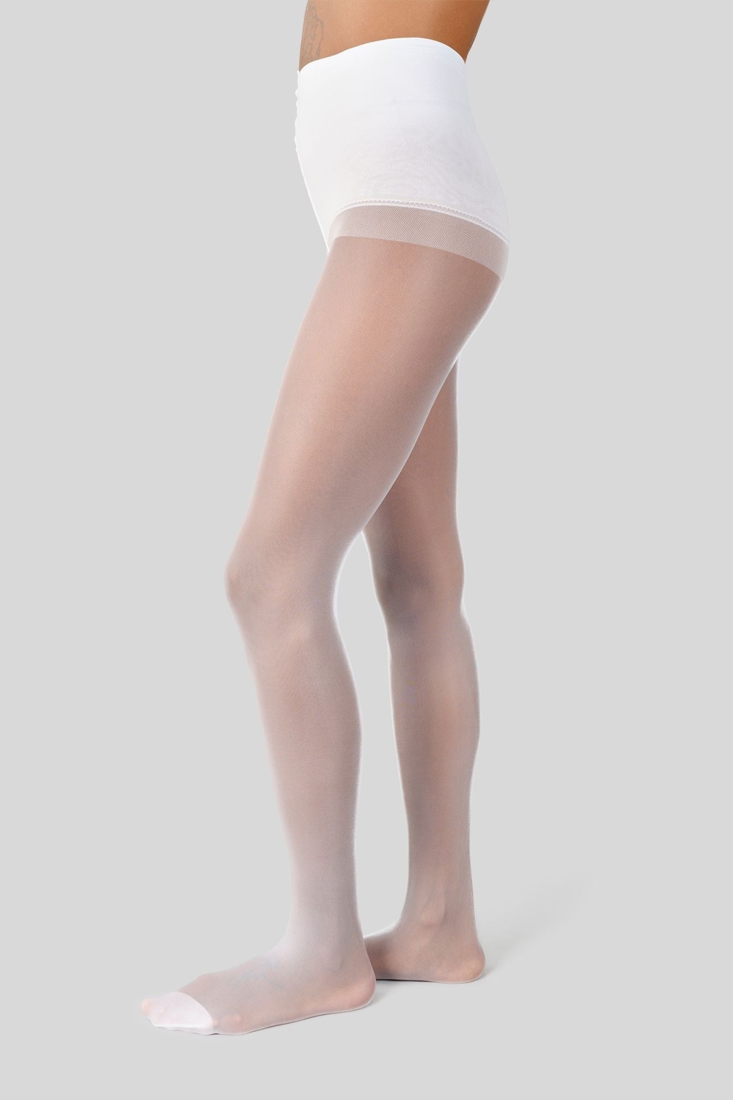 Swedish Stockings womens vegan Tights Natasha White