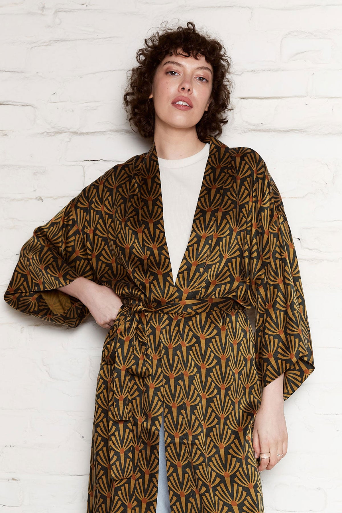 Yahmo womens vegan Kimono Liese Artdeco