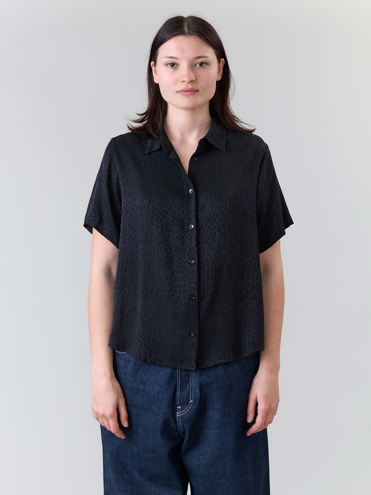 Yahmo womens vegan Shirt Lotte Leo Black