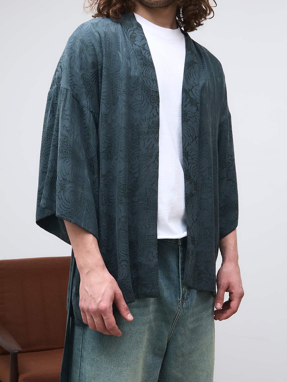 Yahmo men vegan Kimono Erich Eclipse Blue