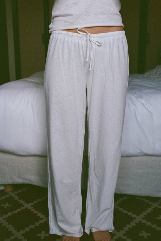 Image of NÃ©nÃ©s dames vegan Broek Margaux De Fouchier X NÃ©nÃ©s Wit