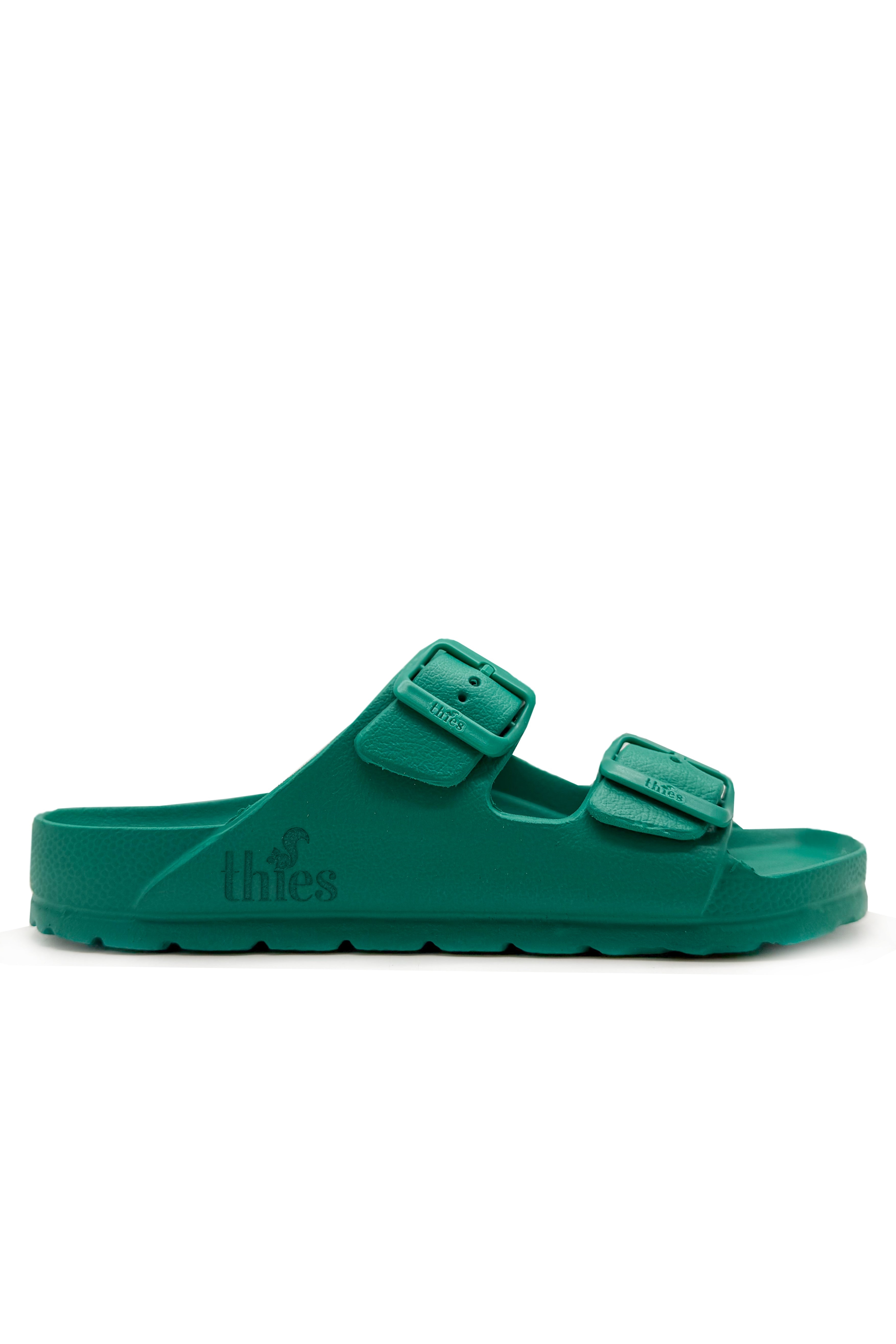 thies womens vegan Sandal Ecofoam Aquamarine Blue