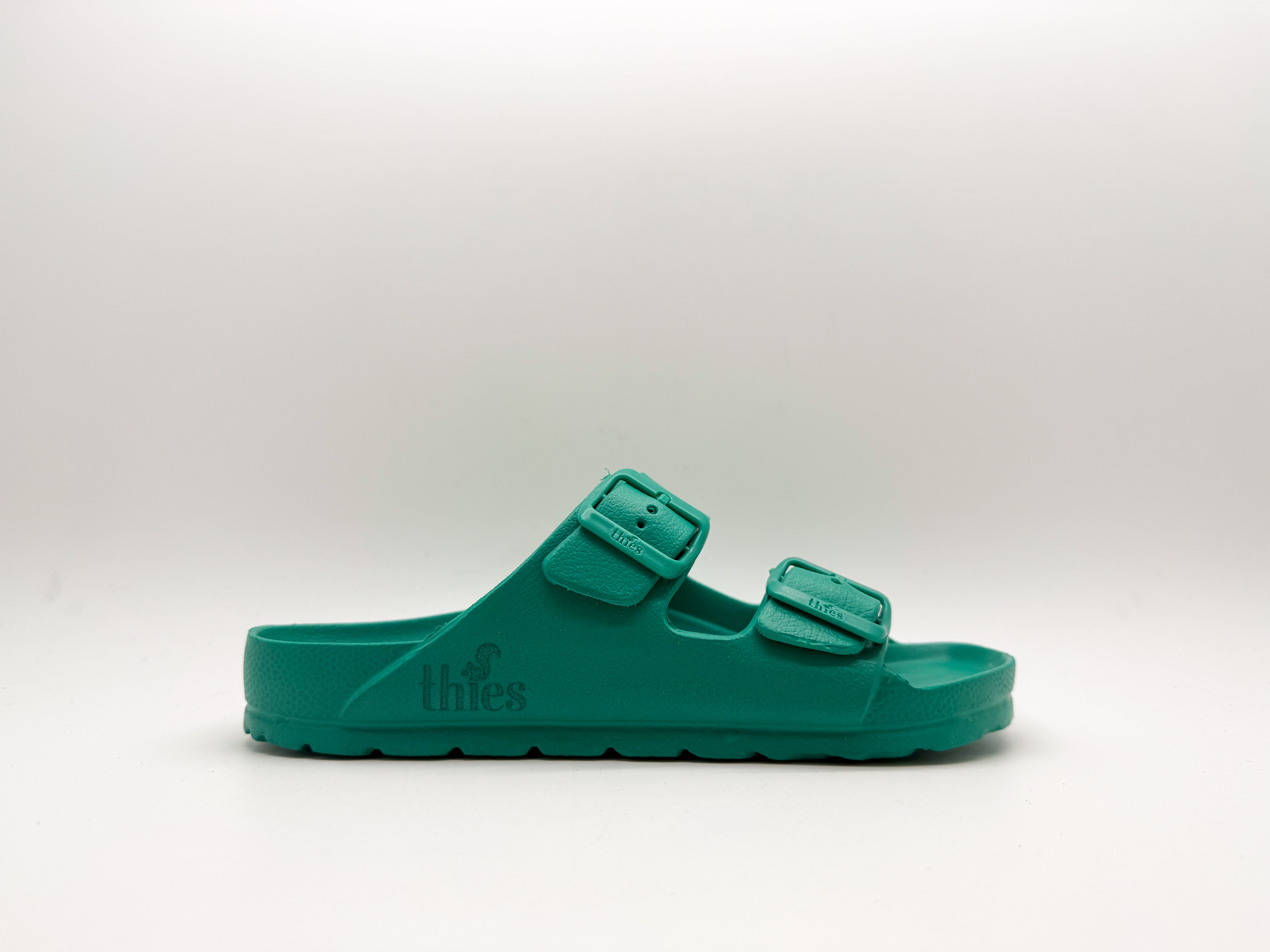 thies womens vegan Sandal Ecofoam Aquamarine Blue