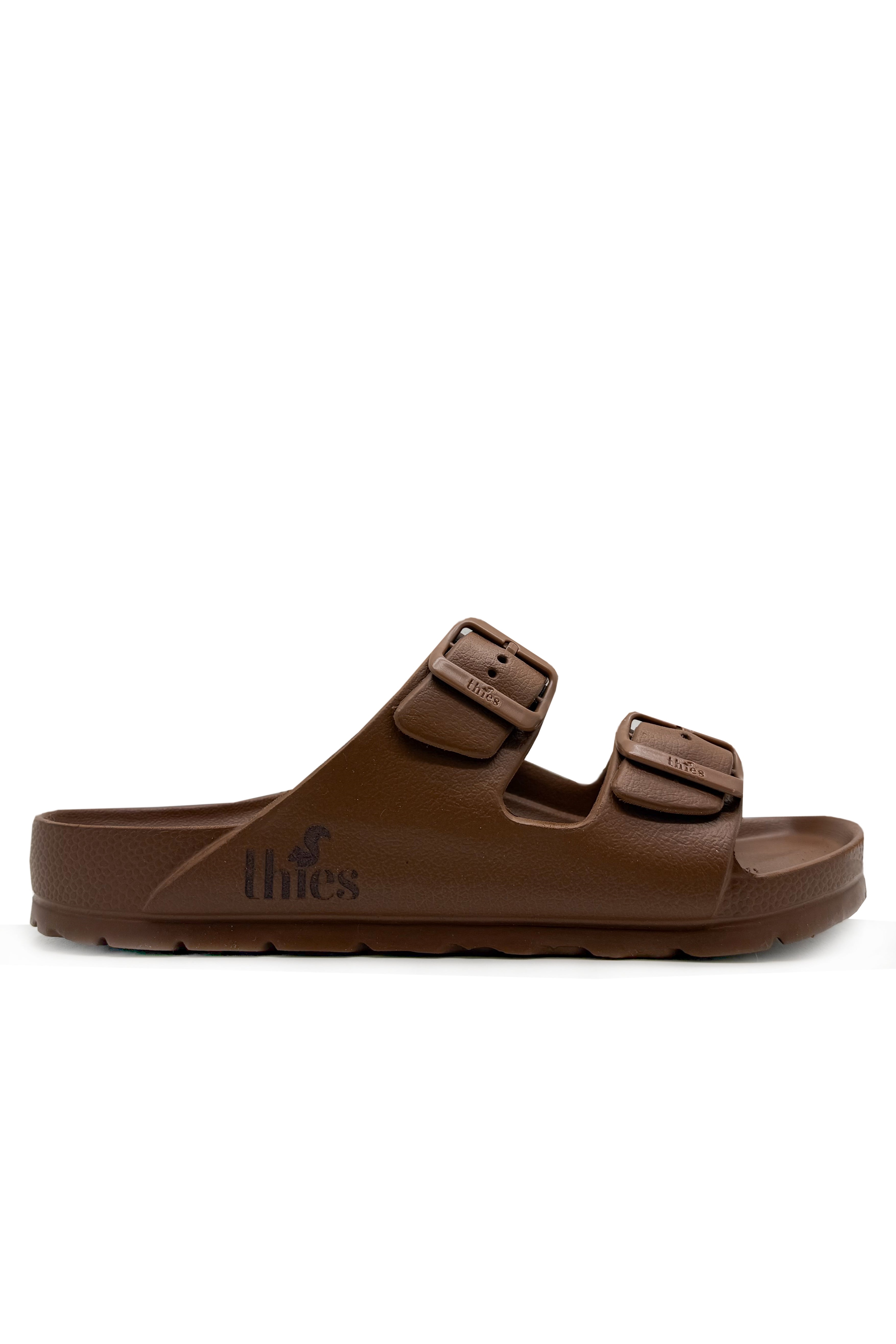 thies men vegan Sandal Ecofoam Whiskey Brown