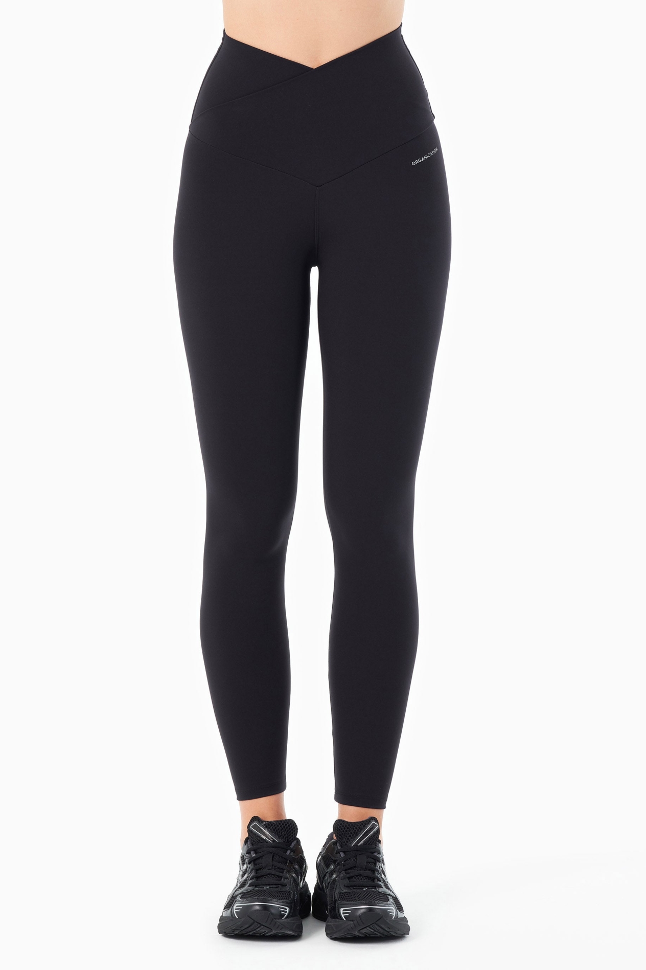 Image of ORGANICATION dames vegan Leggings Met Hoge Taille Libby Zwart