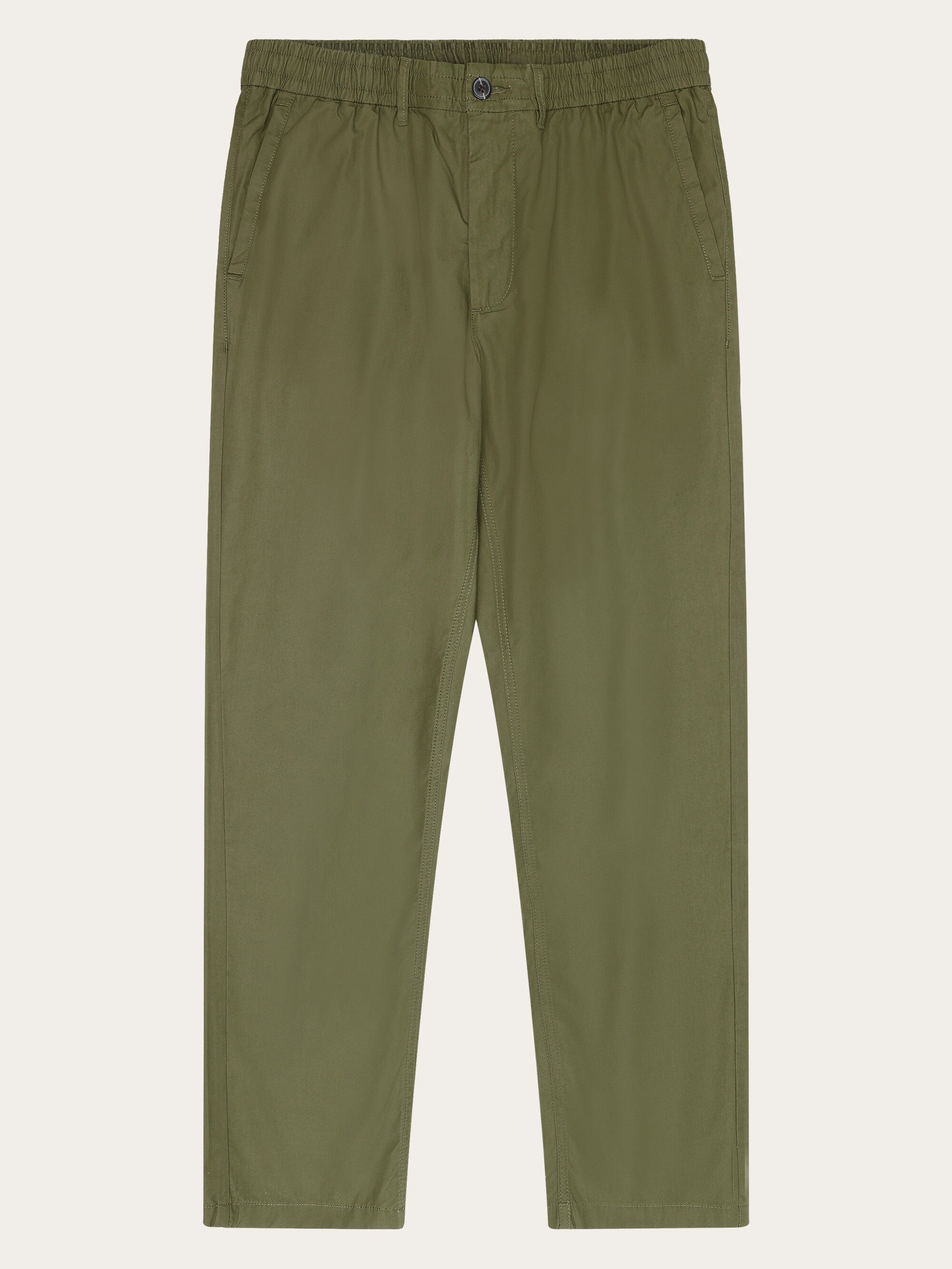 KnowledgeCotton Apparel Chino Pants Tim Tapered Burned Olive