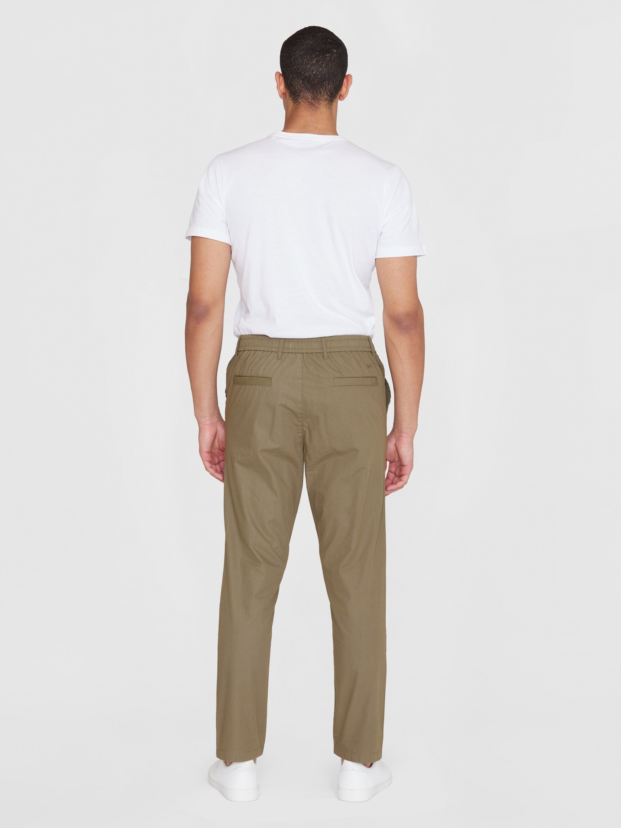 KnowledgeCotton Apparel Chino Pants Tim Tapered Burned Olive