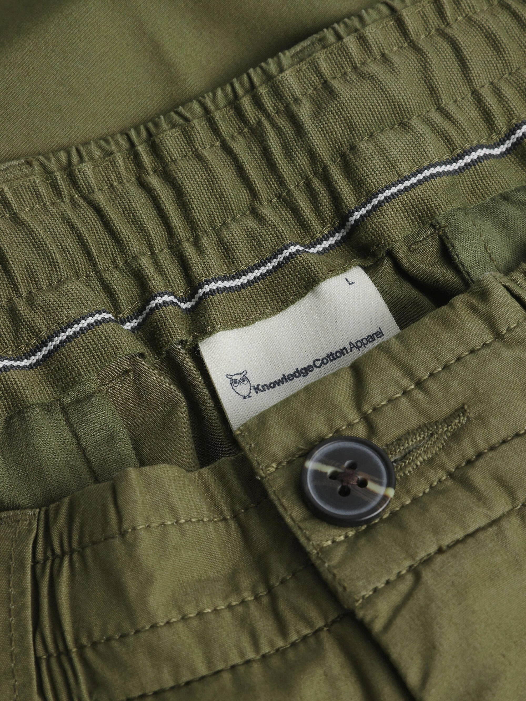 KnowledgeCotton Apparel Chino Pants Tim Tapered Burned Olive
