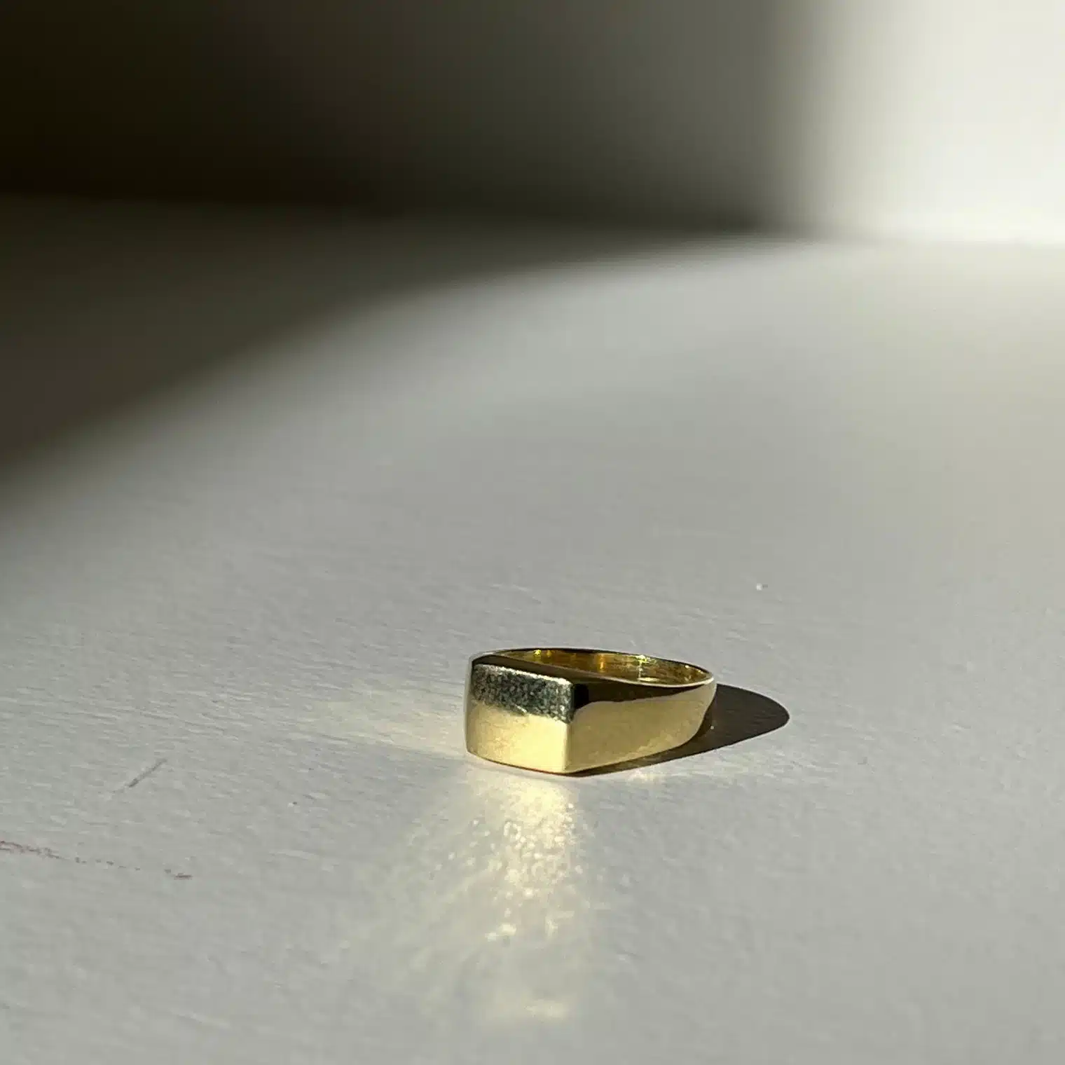Bound Studios womens vegan Ring The Spencer 18k Gold Vermeil