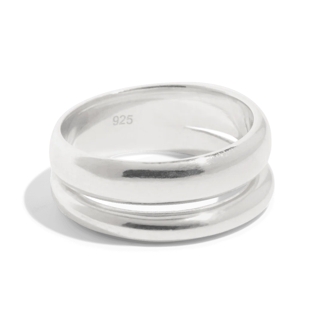 Bound Studios womens vegan Ring The Bobbie Sterling Silver