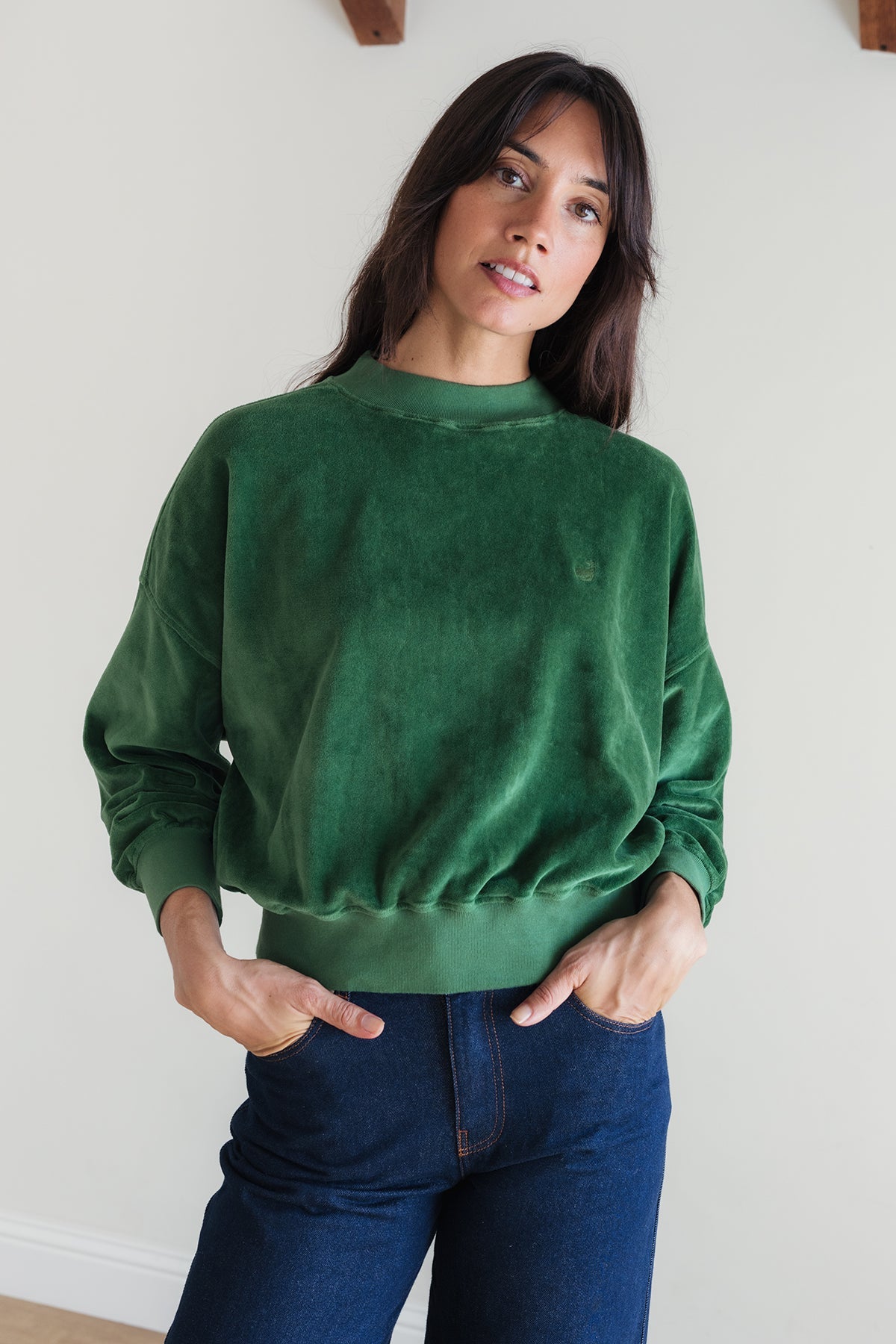 TWOTHIRDS Damen vegan Sweatshirt Binz Pickle Gr&Atilde;&frac14;n